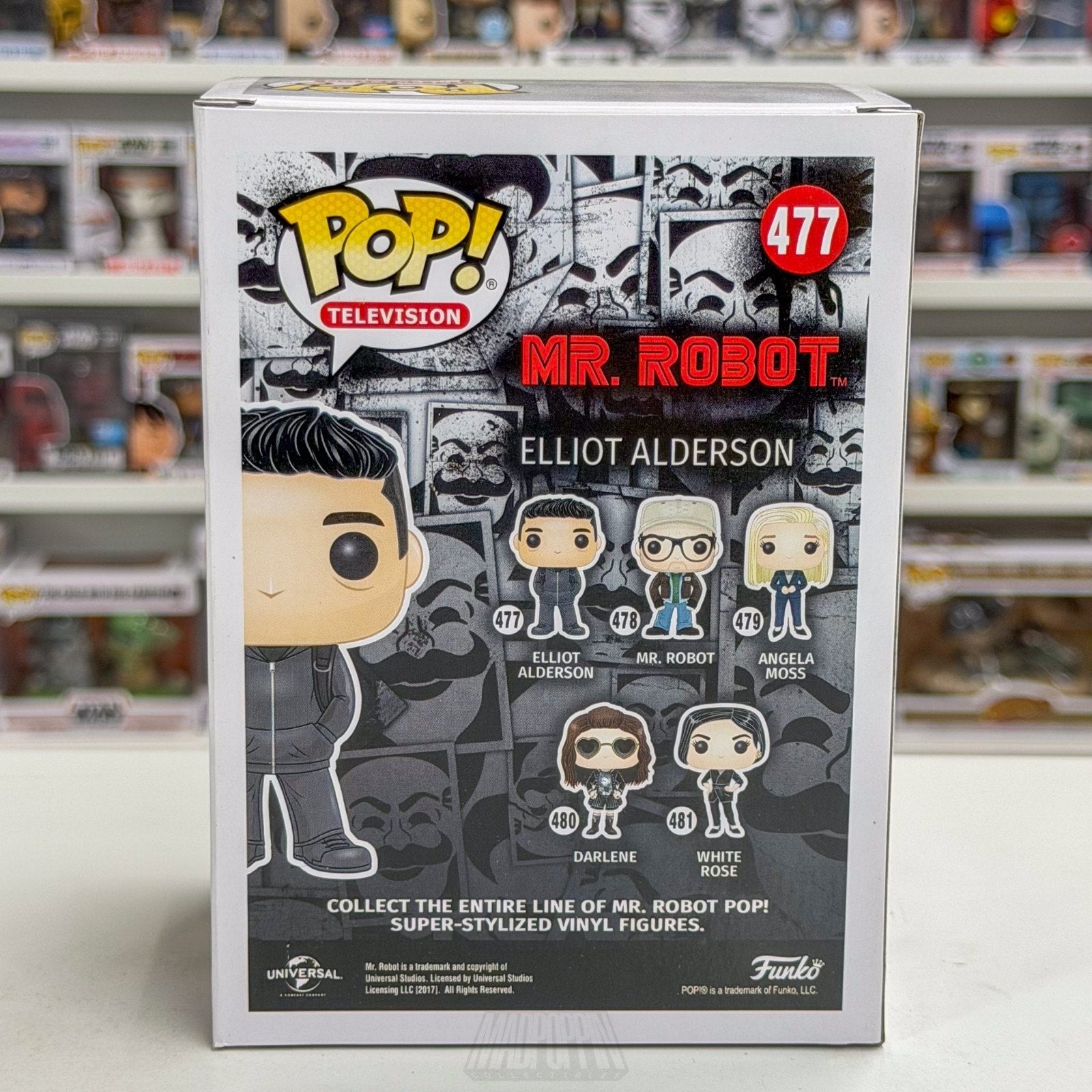 Funko Pop TV Mr Robot Elliot Alderson Cybersecurity Hacker Drama Vinyl Figure