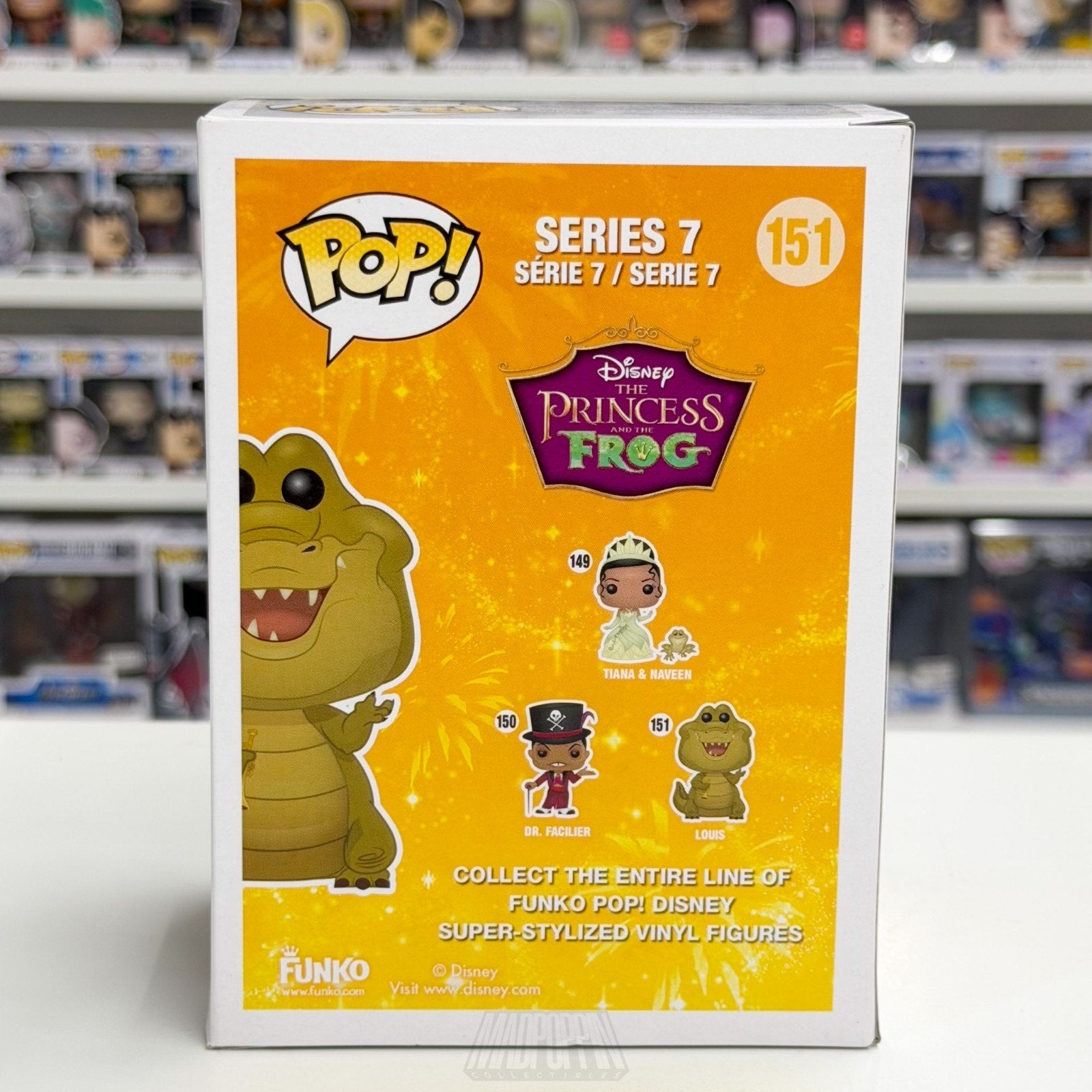 Funko Pop Disney The Princess & the Frog Louis 151 Alligator Tiana Vinyl Figure