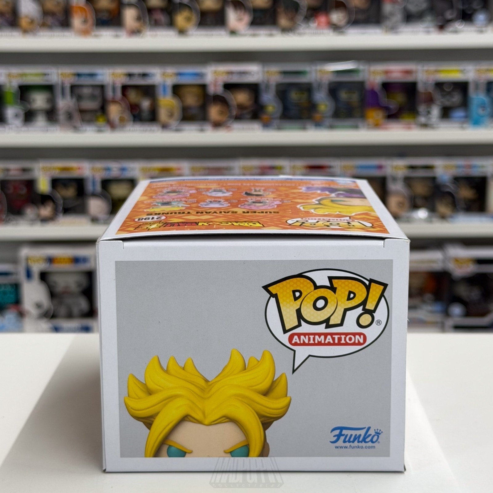 Funko Pop Anime Dragon Ball Super Saiyan Trunks vRare Glow Chase 2198 Toy Figure