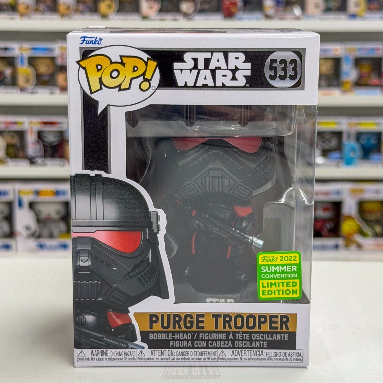 Funko Pop Star Wars Purge Trooper ECCC Spring Con 533 Galactic Empire Toy Figure