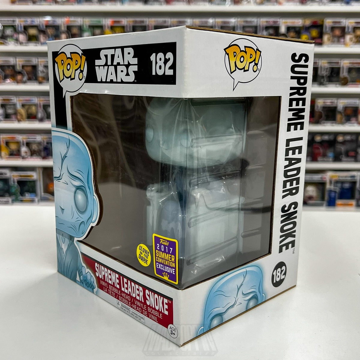 Funko Pop Star Wars Supreme Leader Snoke Glow SDCC 182 Sith Toy Vinyl 6" Figure