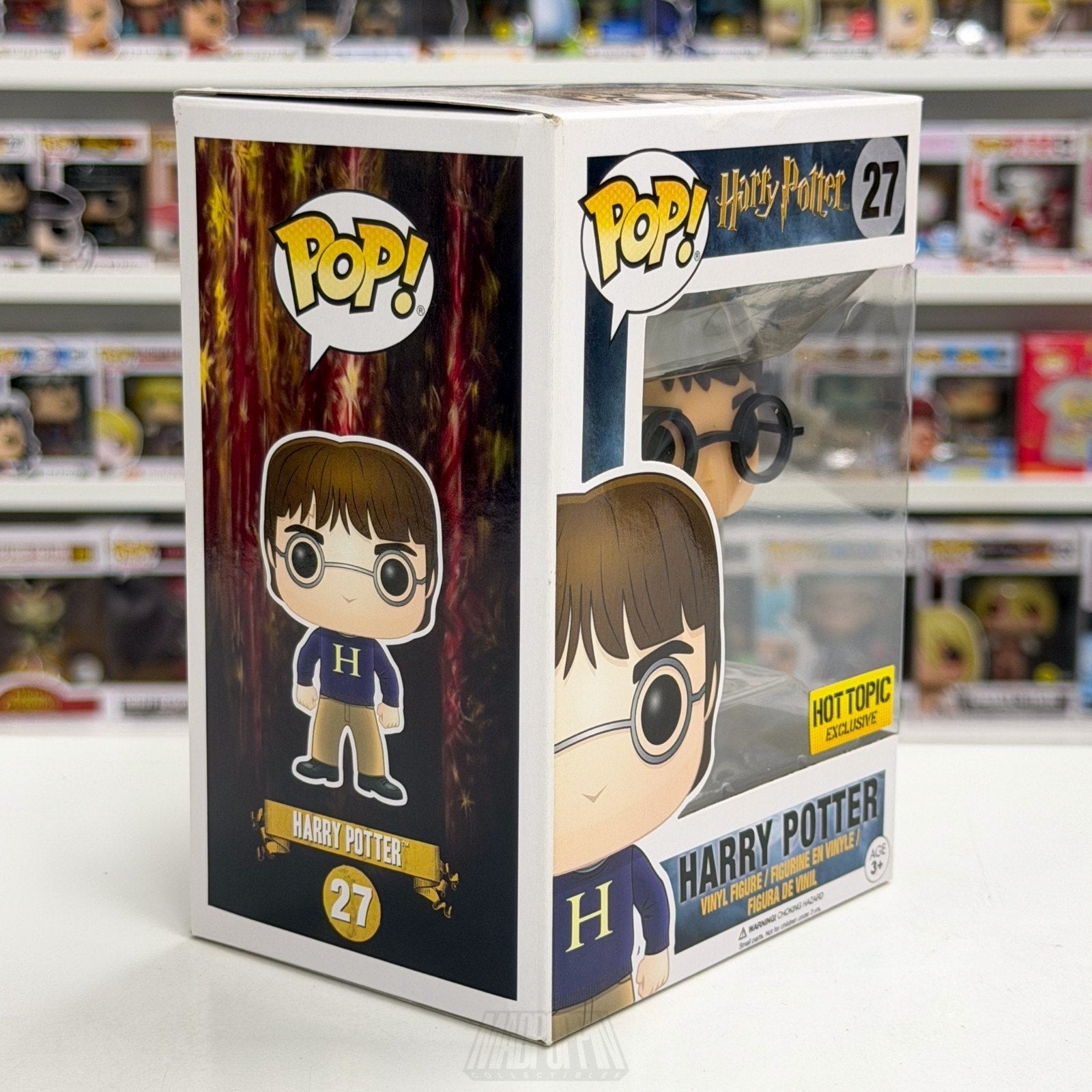 Funko Pop Harry Potter Purple Sweater Hot Topic 27 Magic Wizard Toy Vinyl Figure