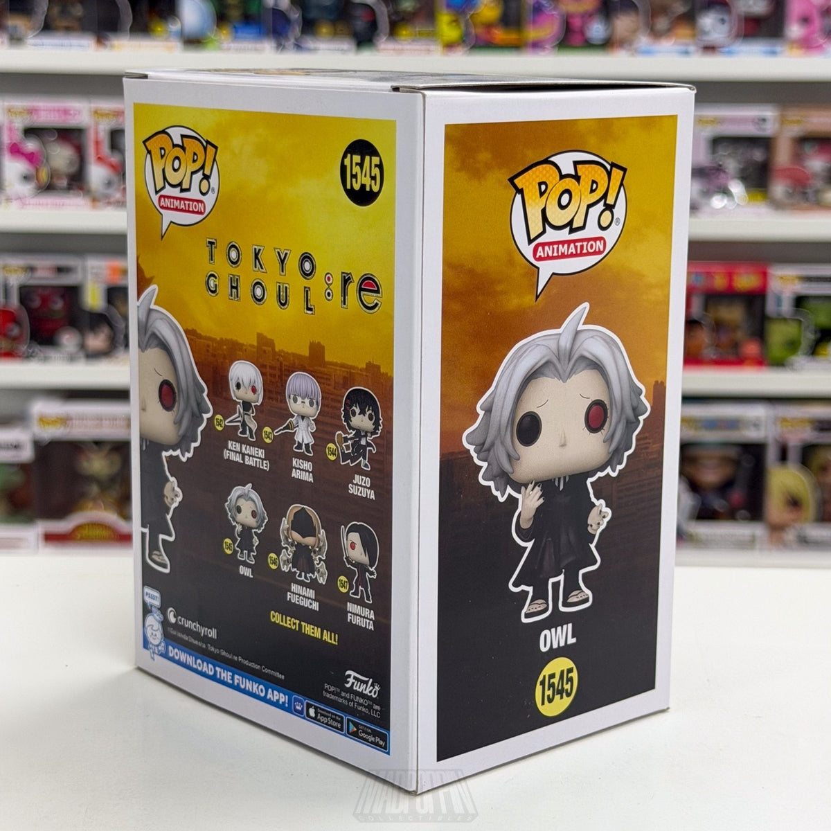 Funko Pop Anime Tokyo Ghoul:re Owl Seidou Takizawa 1545 Japan Manga Vinyl Figure