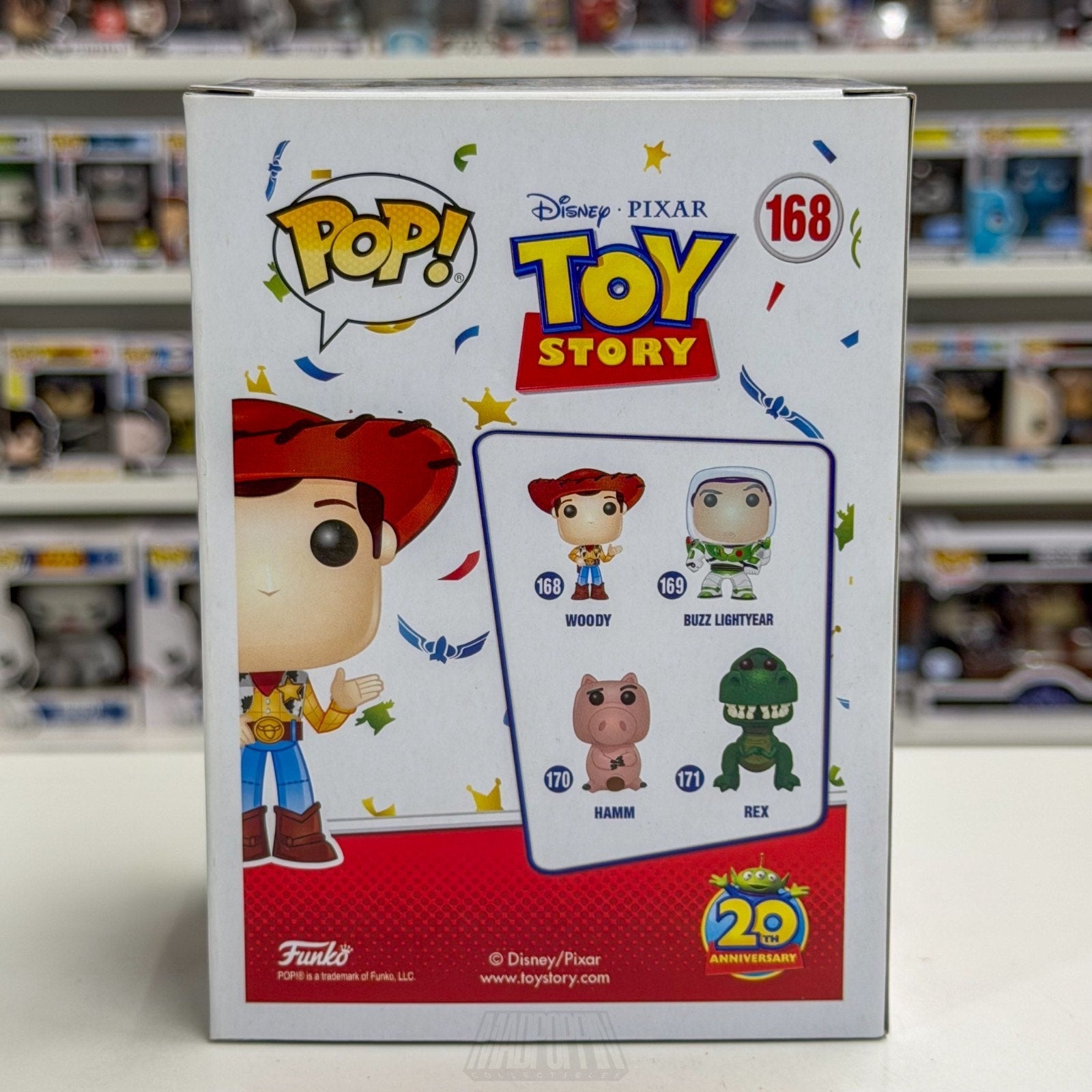 Funko Pop Disney Pixar Toy Story Woody Black & White BoxLunch 168 Vinyl Figure
