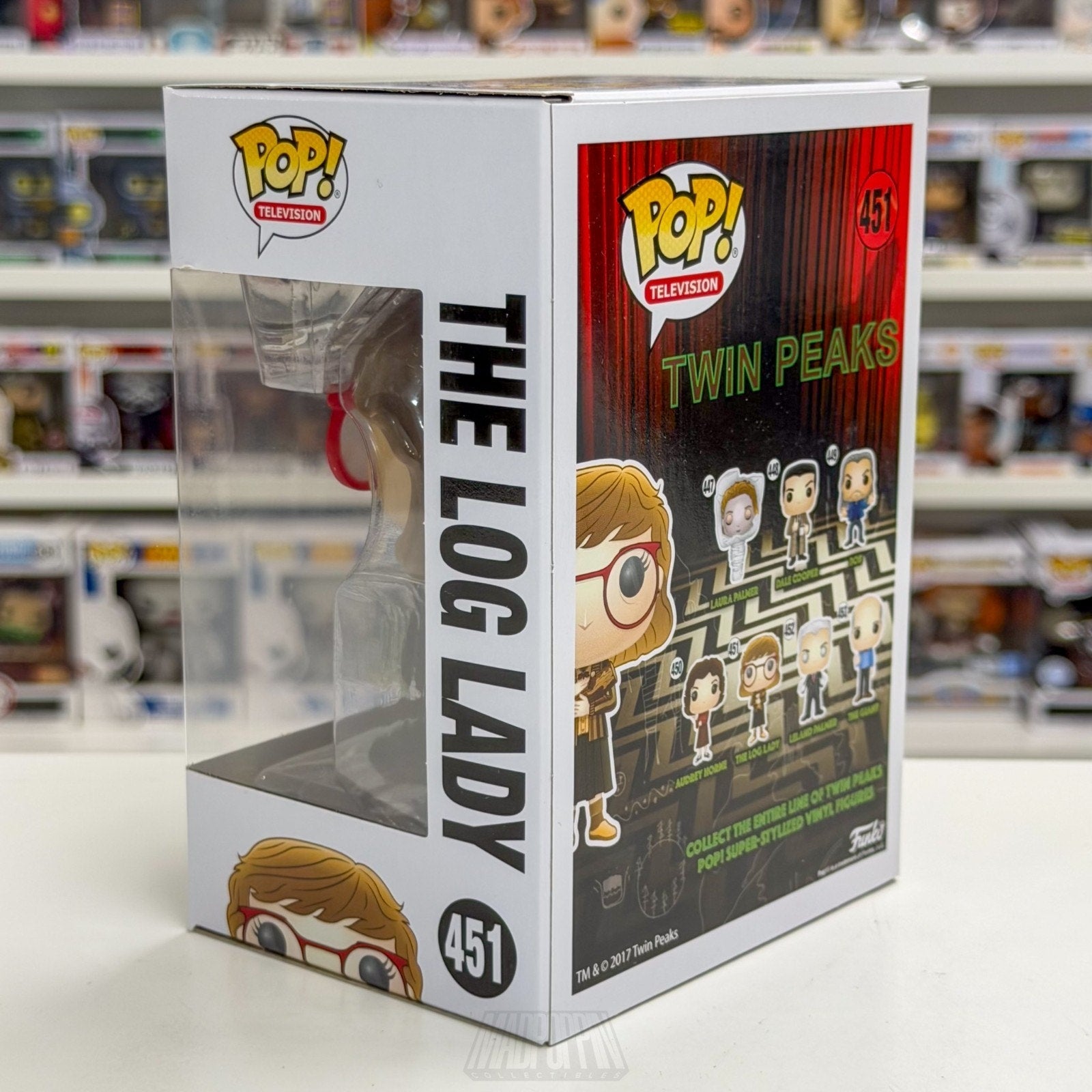Funko Pop TV Twin Peaks Log Lady Margaret Lanterman 451 Vaulted Rare Toy Figure