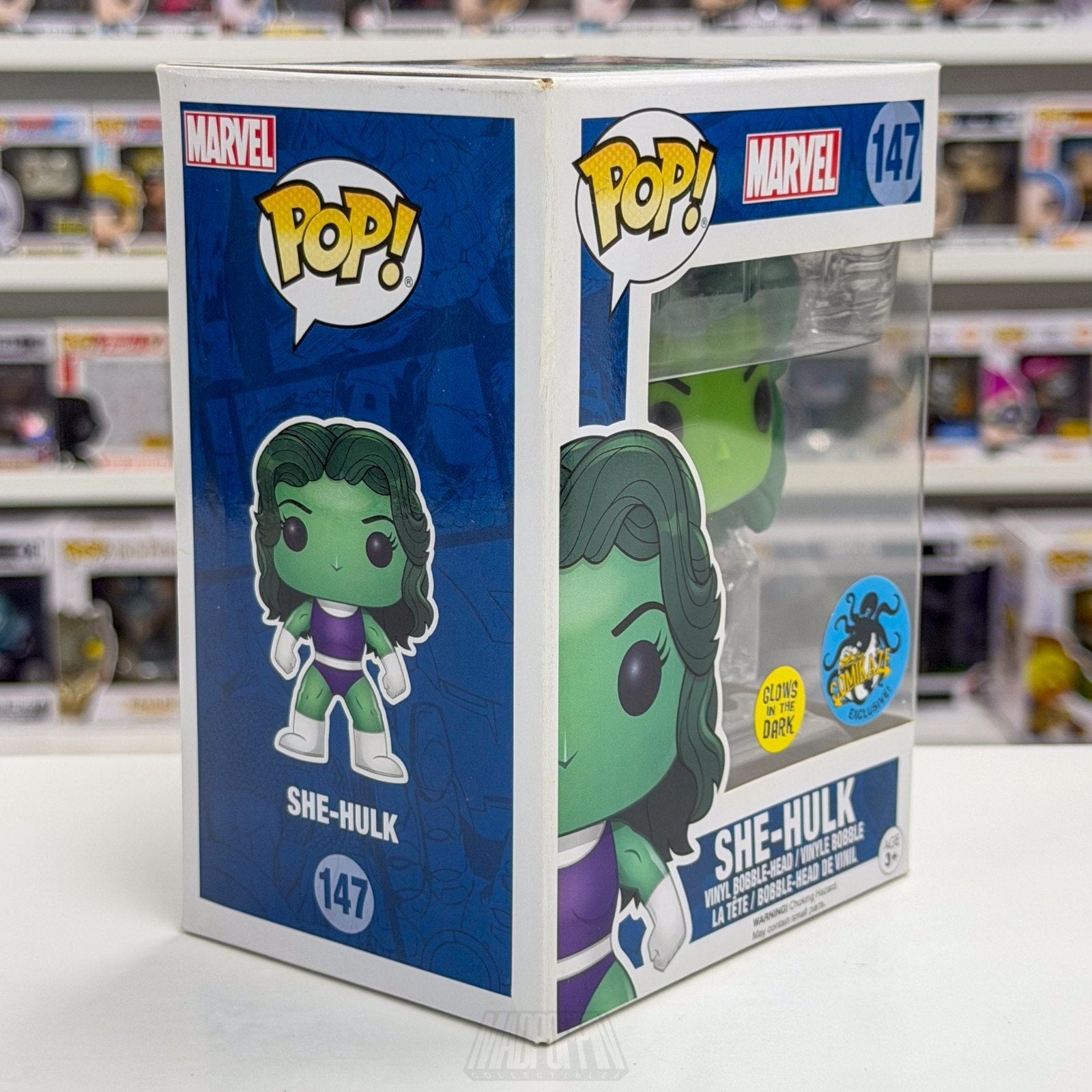 Funko Pop Marvel She-Hulk Glow in the Dark LACC Comikaze 147 Toy Vinyl Figure