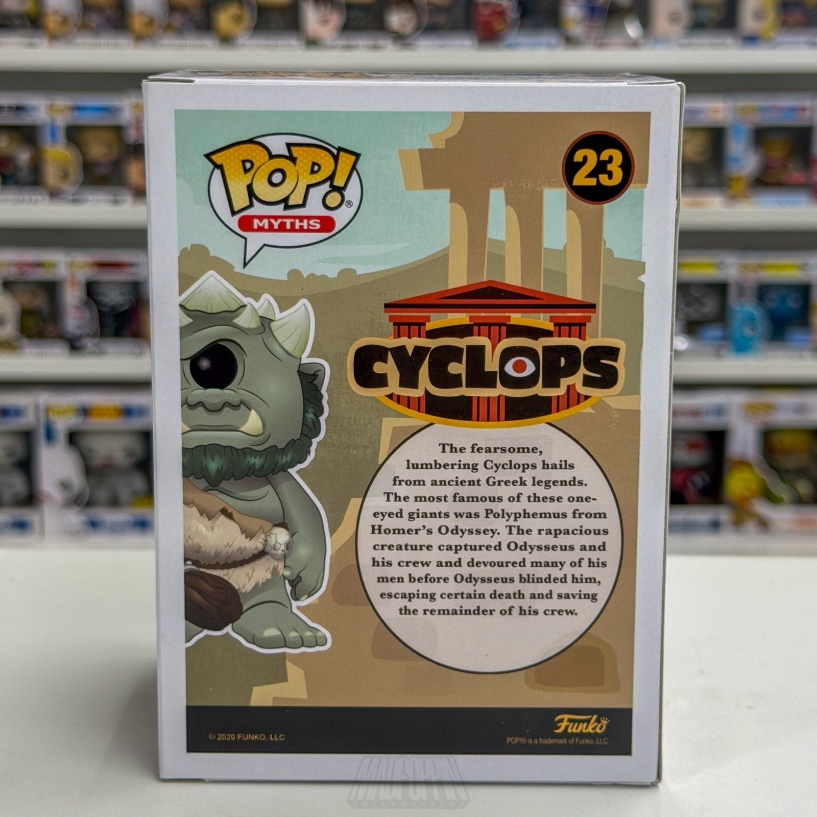 Funko Pop Myths Cyclops Exclusive 23 Ancient Greek Roman Creature Vinyl Figure