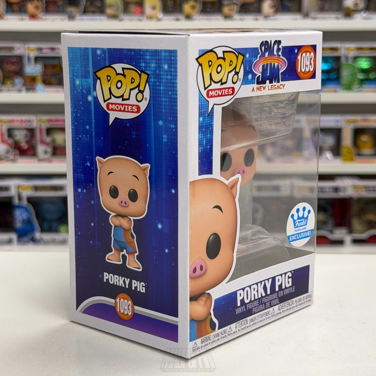 Funko Pop Movies Space Jam A New Legacy Porky Pig Tune Squad 1093 Vinyl Figure