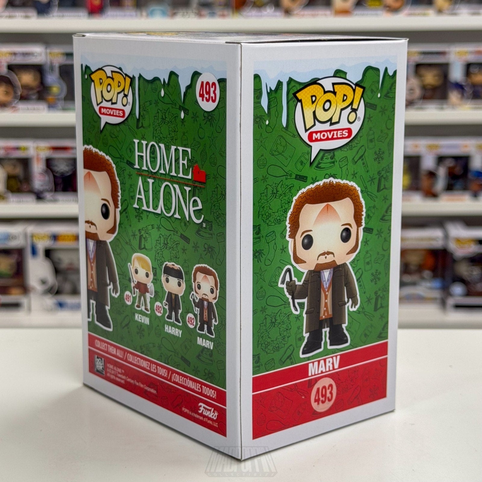 Funko Pop Movies Home Alone Marv 493 Burglar Wet Bandits Chicago Vinyl Figure