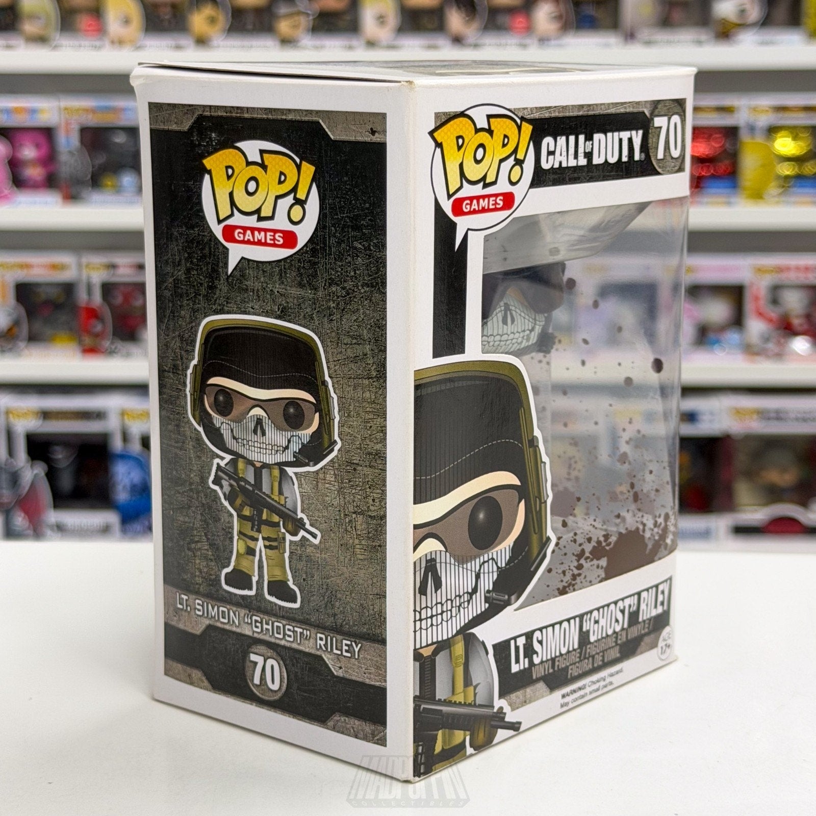 Funko Pop Games Call of Duty LT Simon Ghost Riley Muddy 70 Special Forces Figure