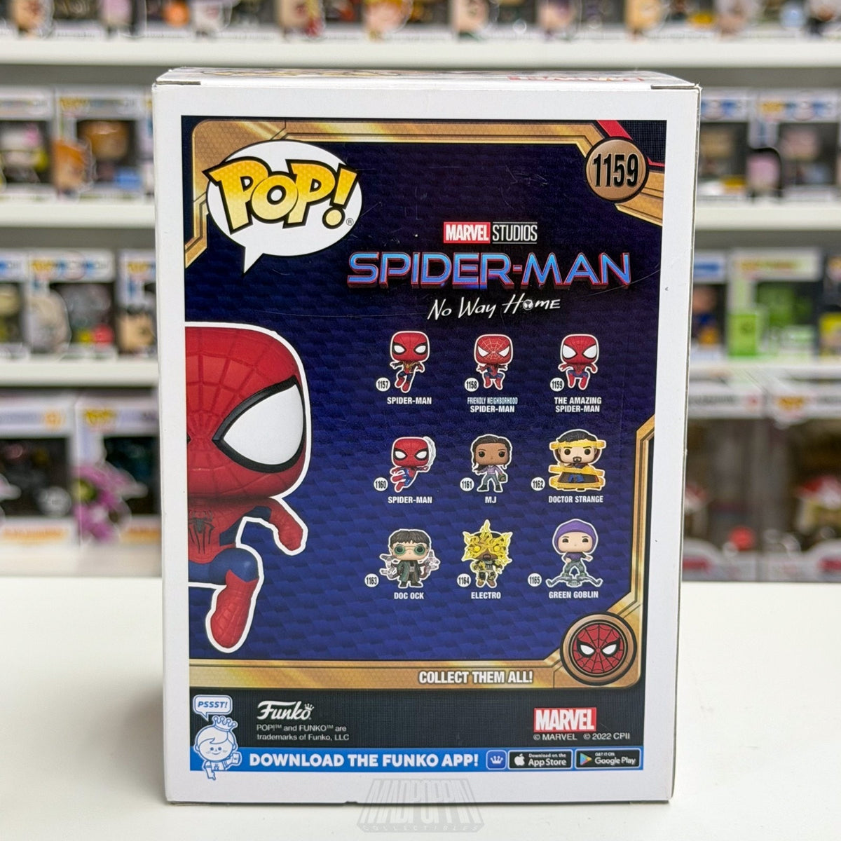 Funko Pop Marvel No Way Home The Amazing Spider-Man 1159 MCU Toy Vinyl Figure