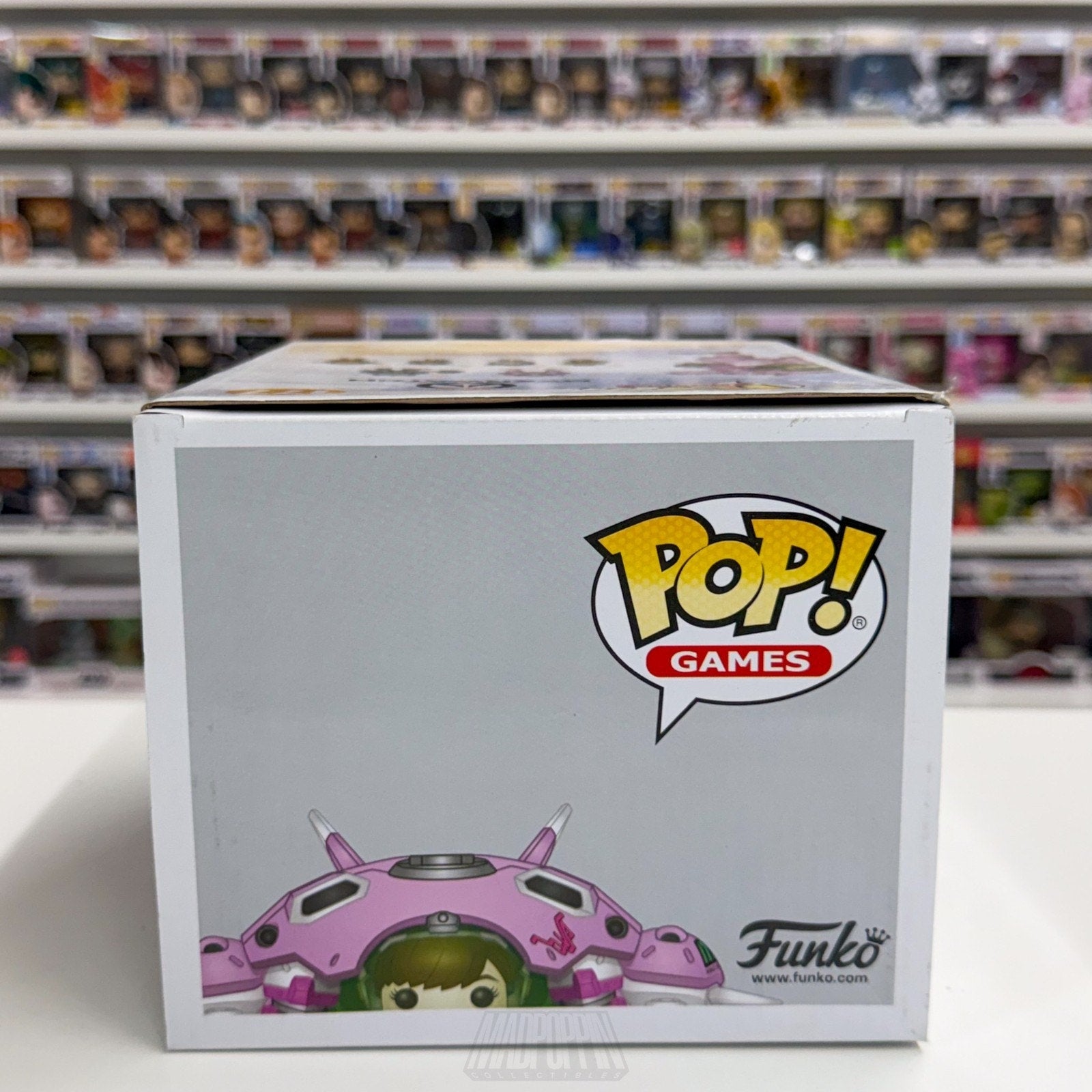 Funko Pop Games Overwatch D.Va w/MEKA Carbon Fiber Blizzard 177 Vinyl 6" Figure