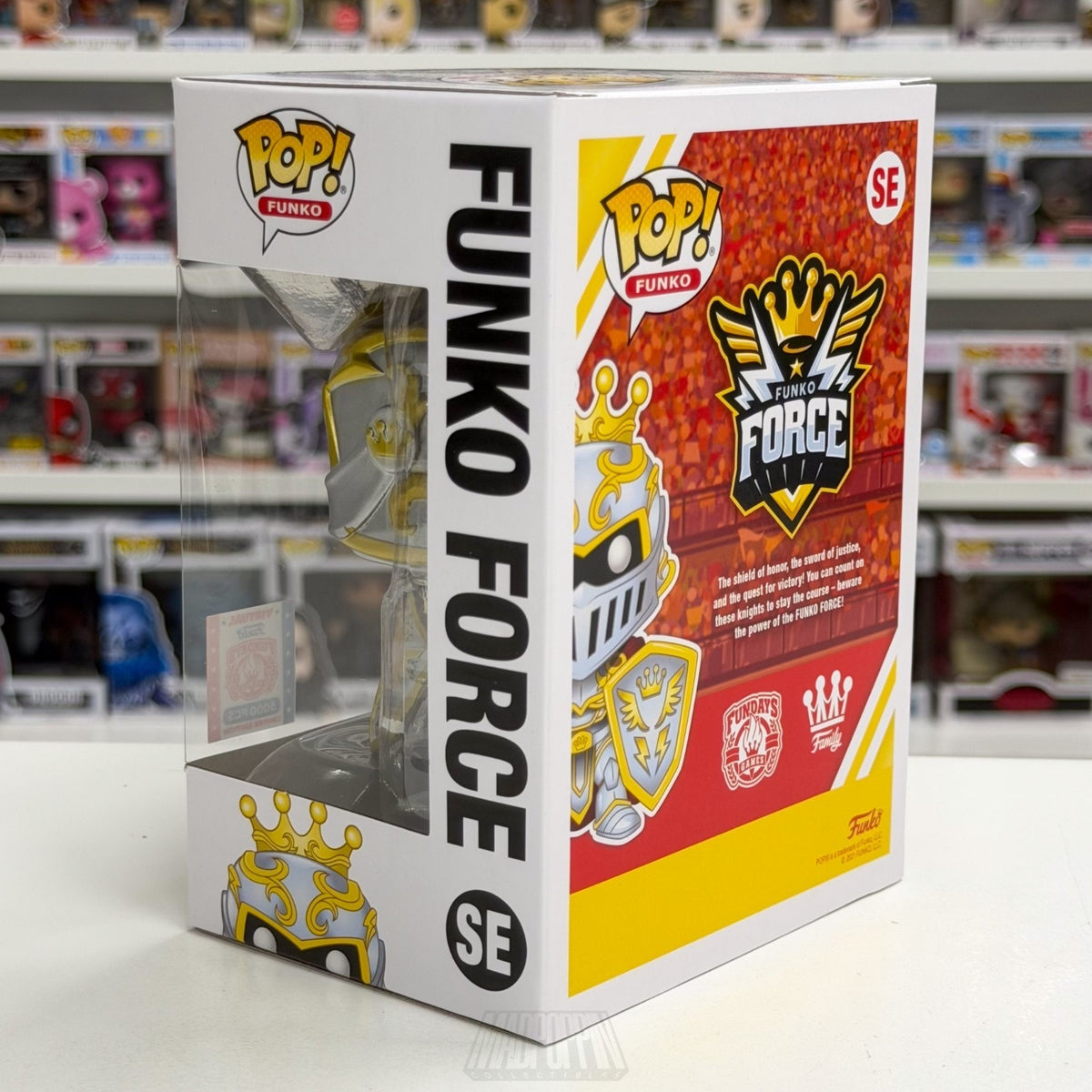 Funko Pop Funko Force FunKon Fundays Games & Box of Fun SE Knight Vinyl Figure