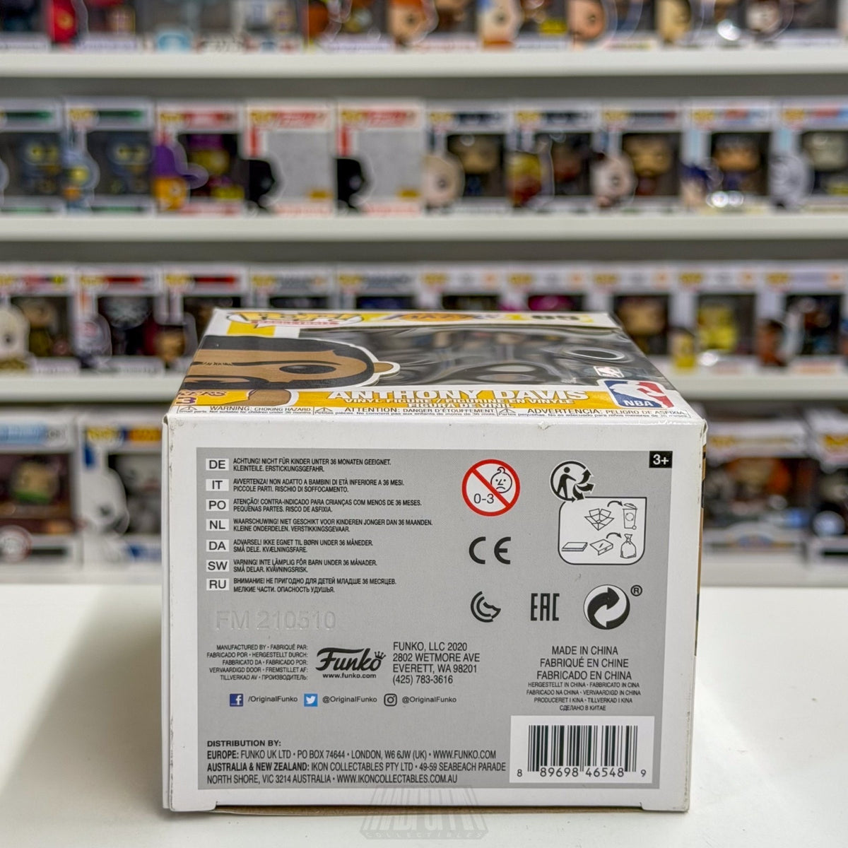 Funko Pop NBA Basketball Los Angeles Lakers Anthony Davis 65 Toy Vinyl Figure