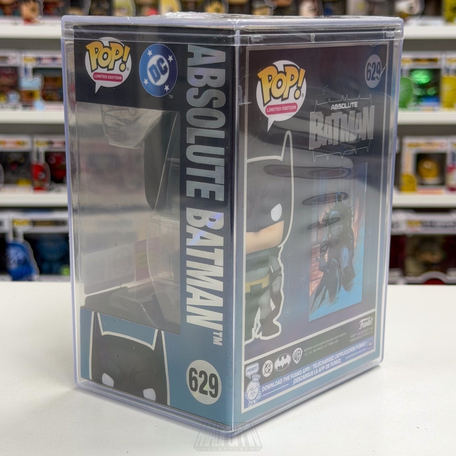 Funko Pop DC Super Heroes Absolute Batman 629 LE 1000 SDCC 2026 Toy CON STICKER