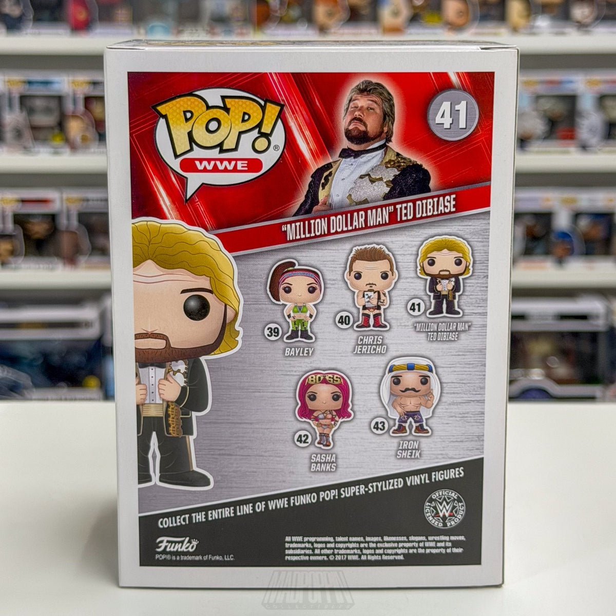 Funko Pop WWE Million Dollar Man Ted DiBiase 41 WWF Wrestling Toy Vinyl Figure