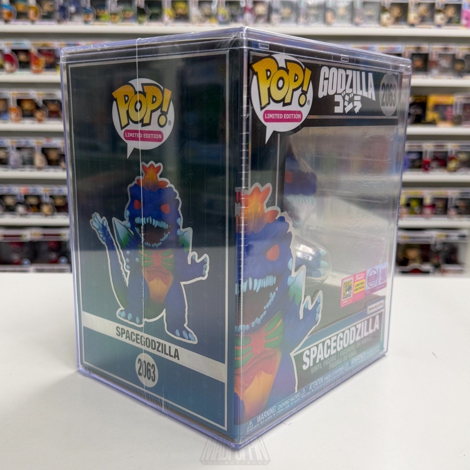Funko Pop Godzilla SpaceGodzilla 2063 LE 1000 SDCC 2026 LEGENDARY 6" CON STICKER