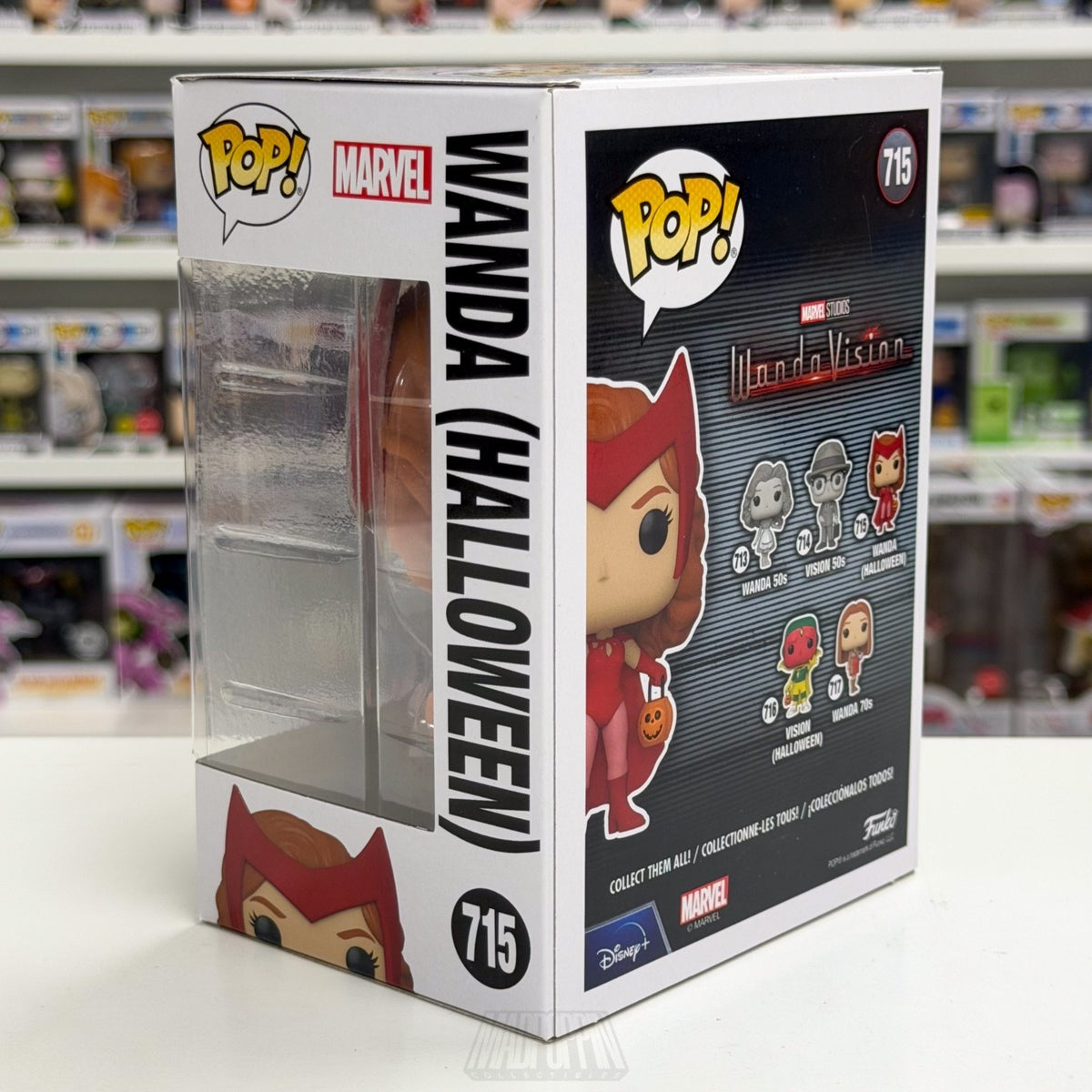 Funko Pop Marvel WandaVision Halloween Wanda 715 MCU Scarlet Witch Vinyl Figure