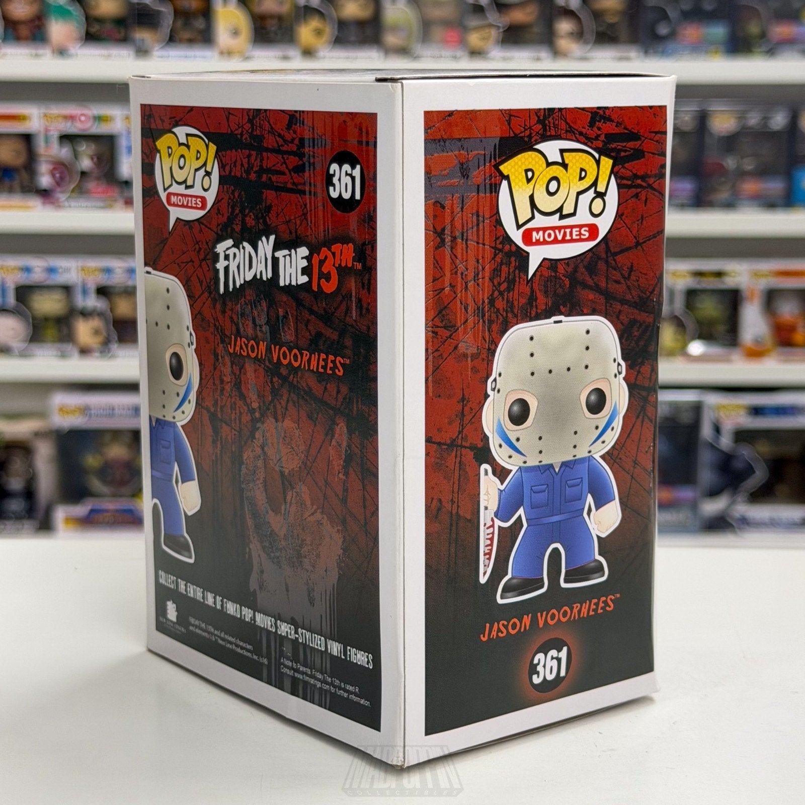 Funko Pop Movies Friday 13th Jason Voorhees Part 5 Blue Hot Topic 361 Toy Figure