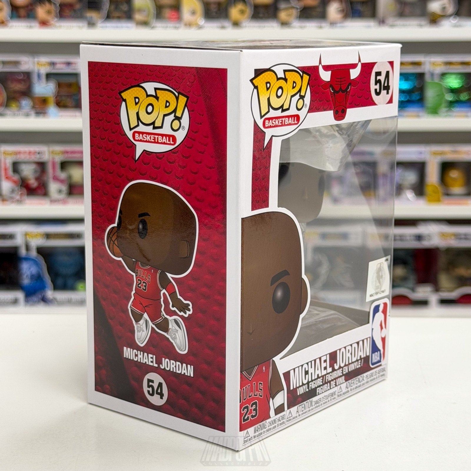 Funko Pop NBA Basketball Chicago Bulls Michael Jordan Slm Dunk 54 Vinyl Figure