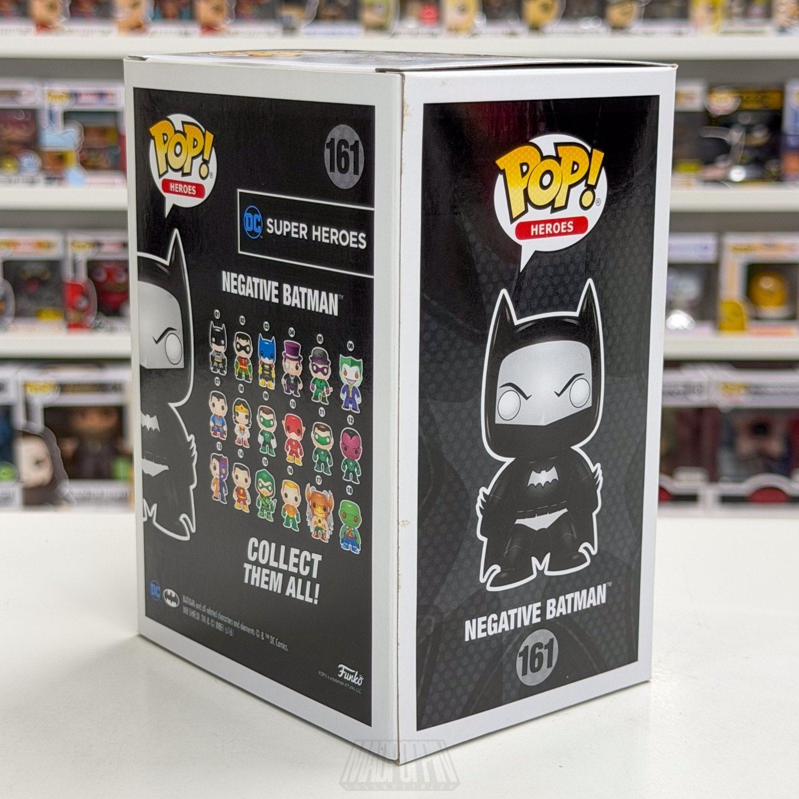 Funko Pop DC Super Heroes Negative Batman Target Exclusive 161 Toy Vinyl Figure