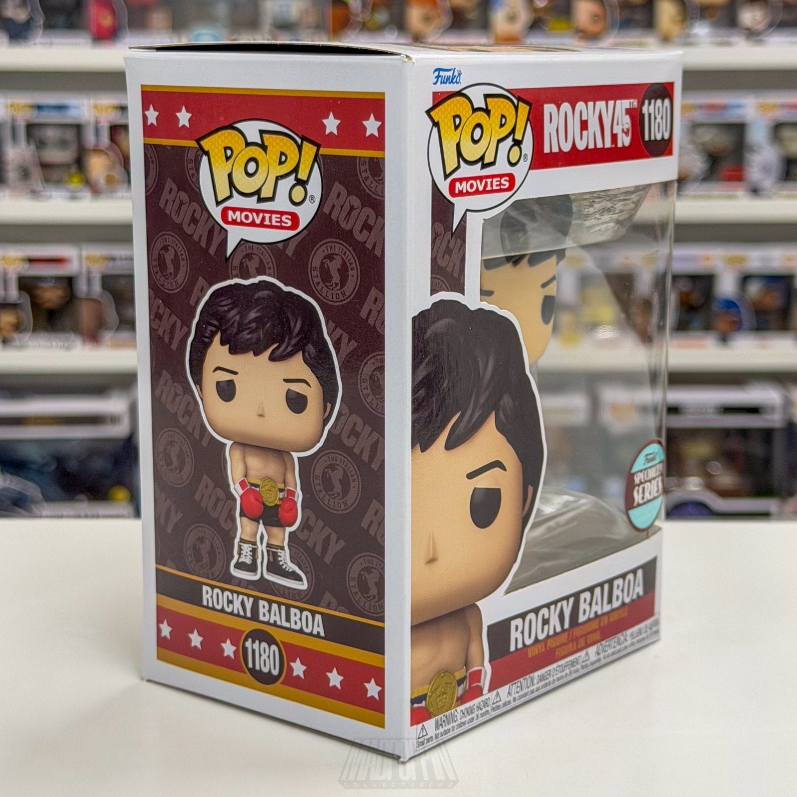 Funko Pop Movies Rocky Balboa Belt Champ Specialty Series 1180 Toy Vinyl Figure