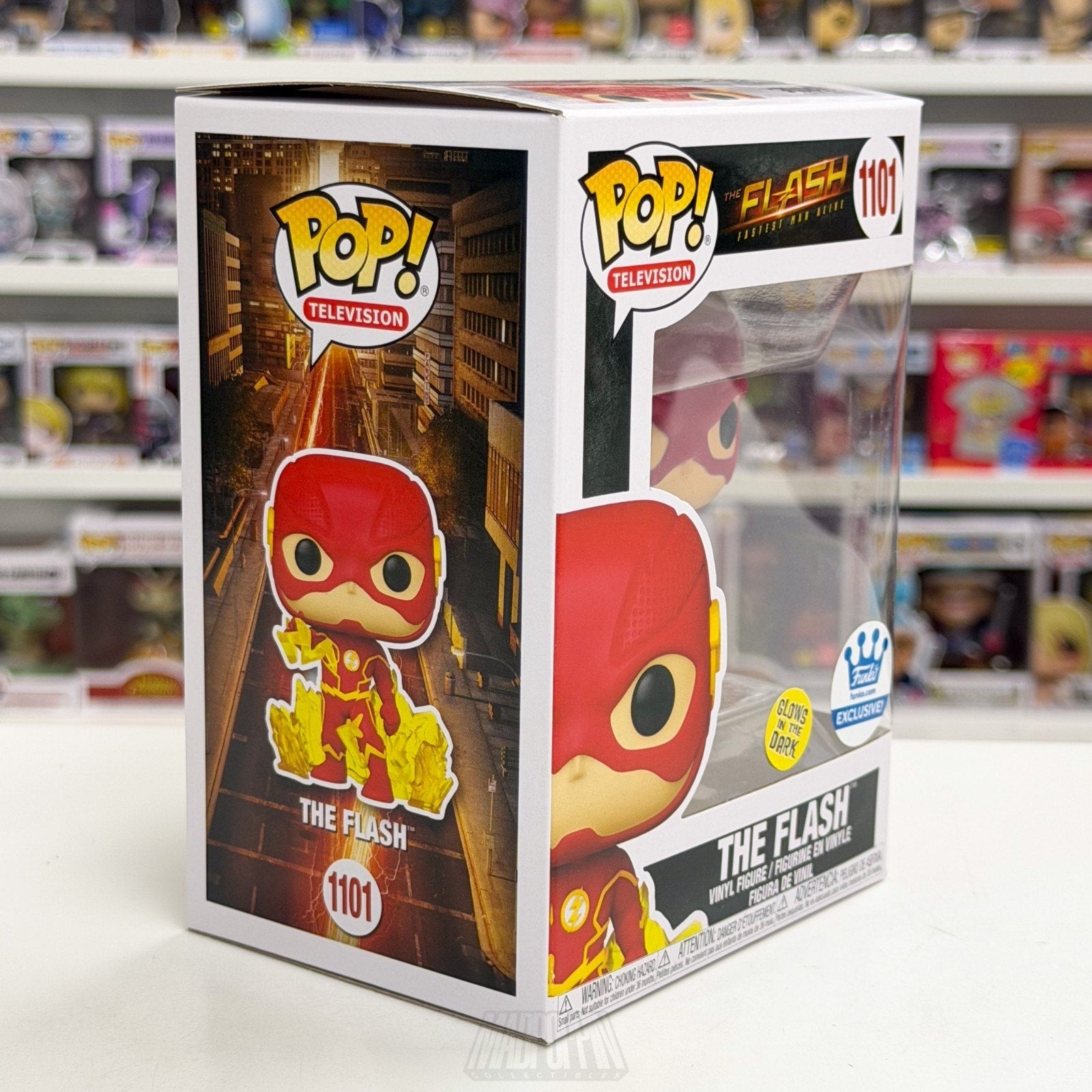 Funko Pop TV DC Super Heroes The Flash Speed Force Glow 1101 Toy Vinyl Figure