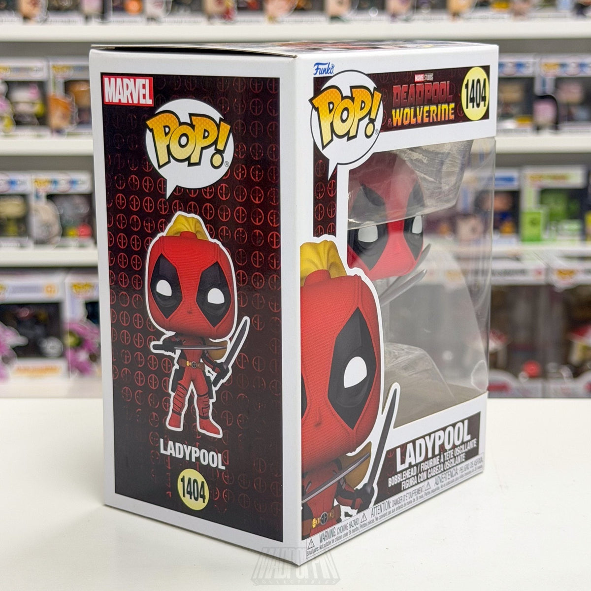 Funko Pop Marvel Deadpool & Wolverine Ladypool 1404 MCU Movie Toy Vinyl Figure