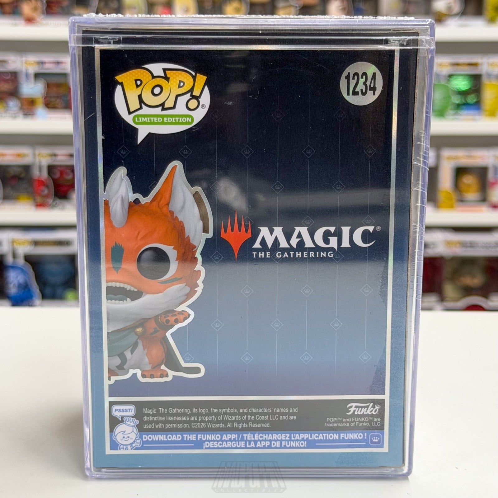 Funko Pop Magic The Gathering Loot 1234 LE 5000 SDCC 2026 ULTRA Toy CON STICKER