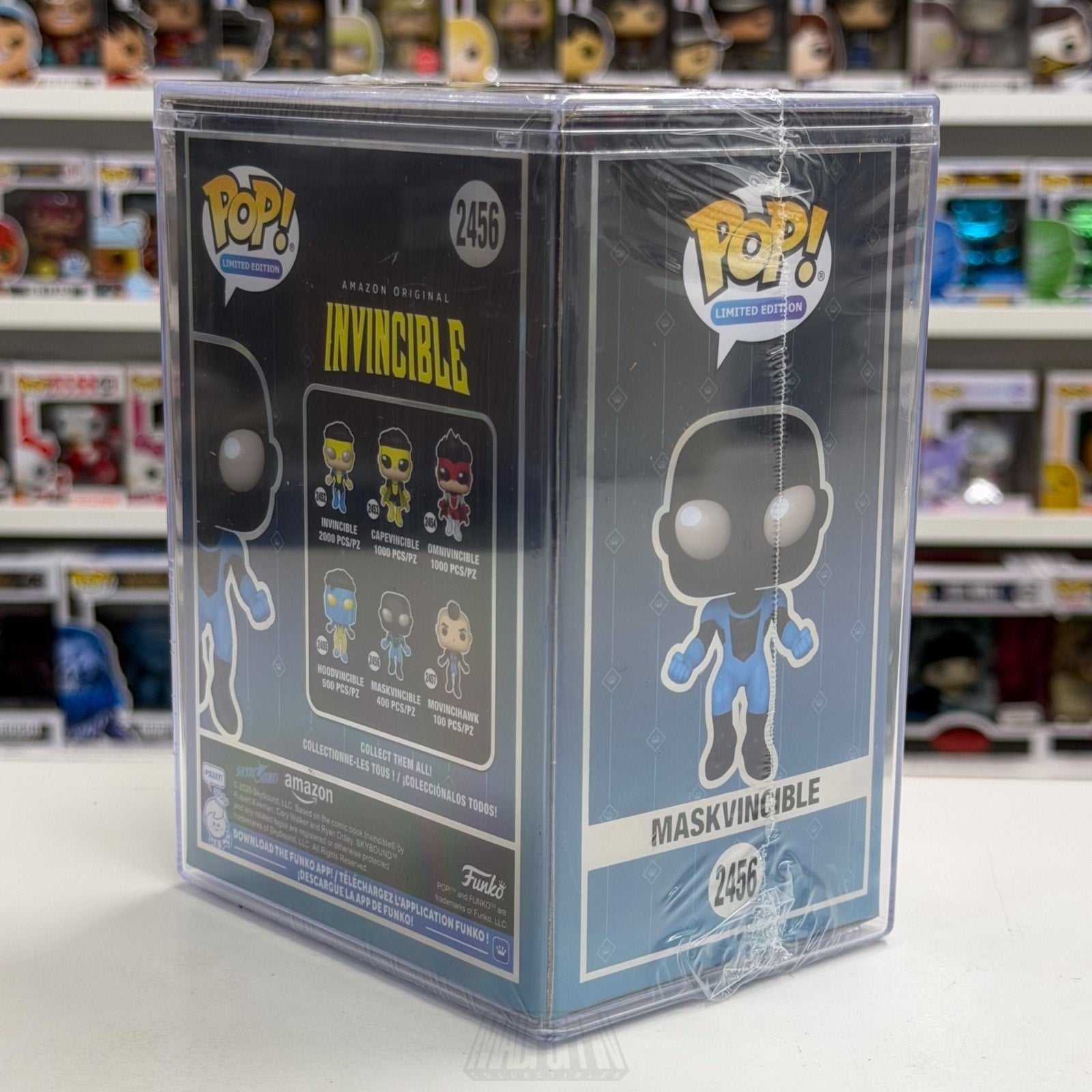 Funko Pop Invincible Maskvincible 2456 SDCC 2026 LE 400 Toy OFFICIAL CON STICKER