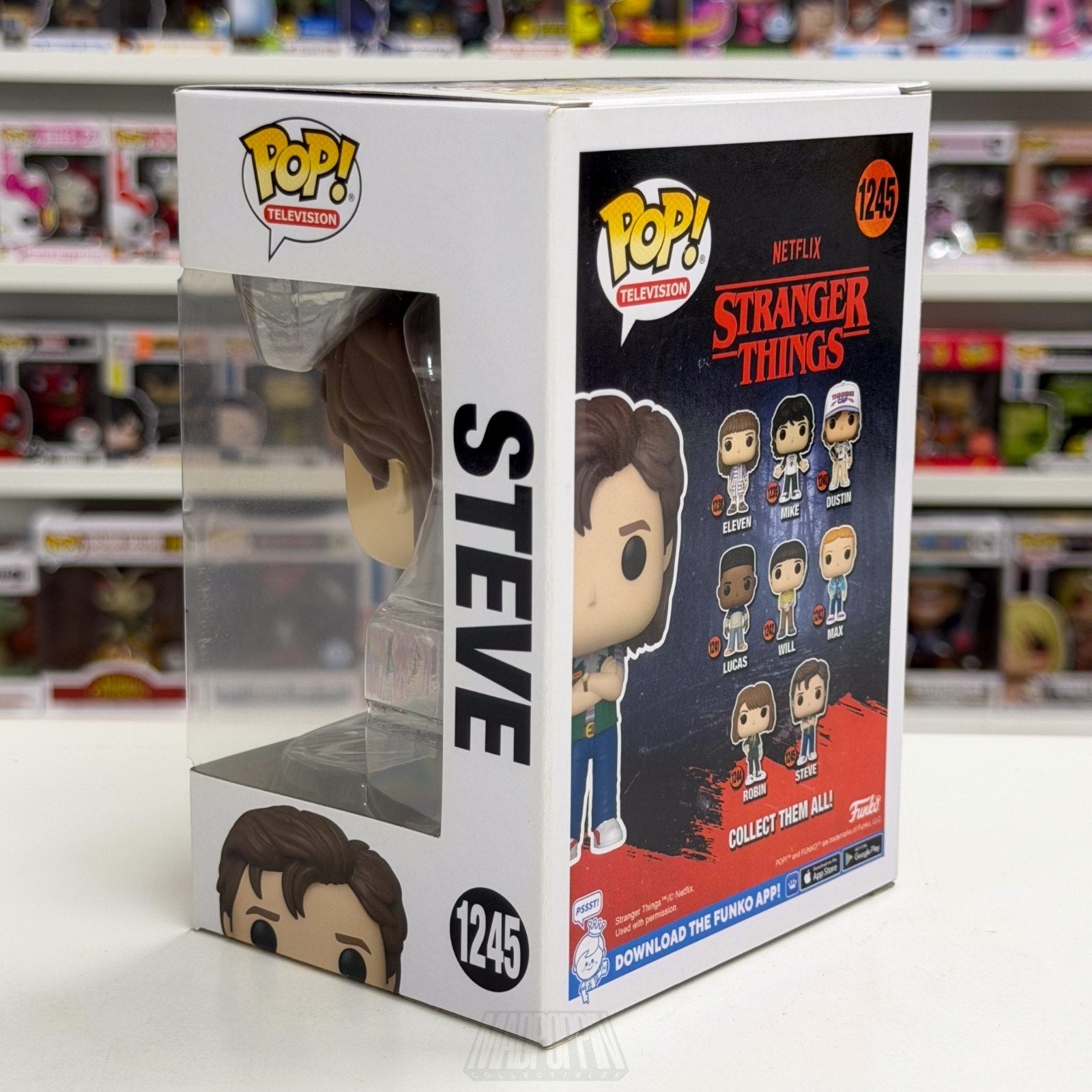Funko Pop TV Stranger Things Steve Family Video Uniform 1245 Season 4 Toy Figure