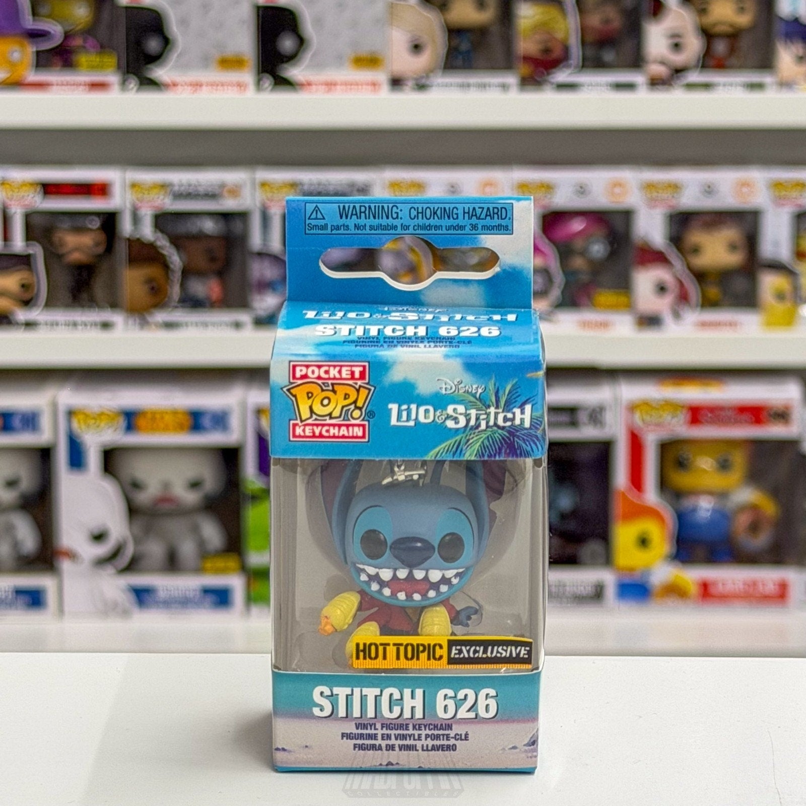 Funko Pocket Pop Keychain Disney Lilo & Stitch 626 Hot Topic Alien Vinyl Figure