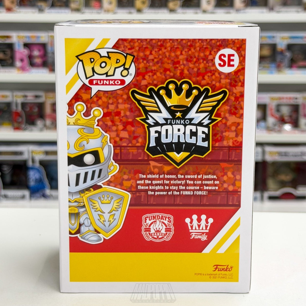 Funko Pop Funko Force FunKon Fundays Games & Box of Fun SE Knight Vinyl Figure