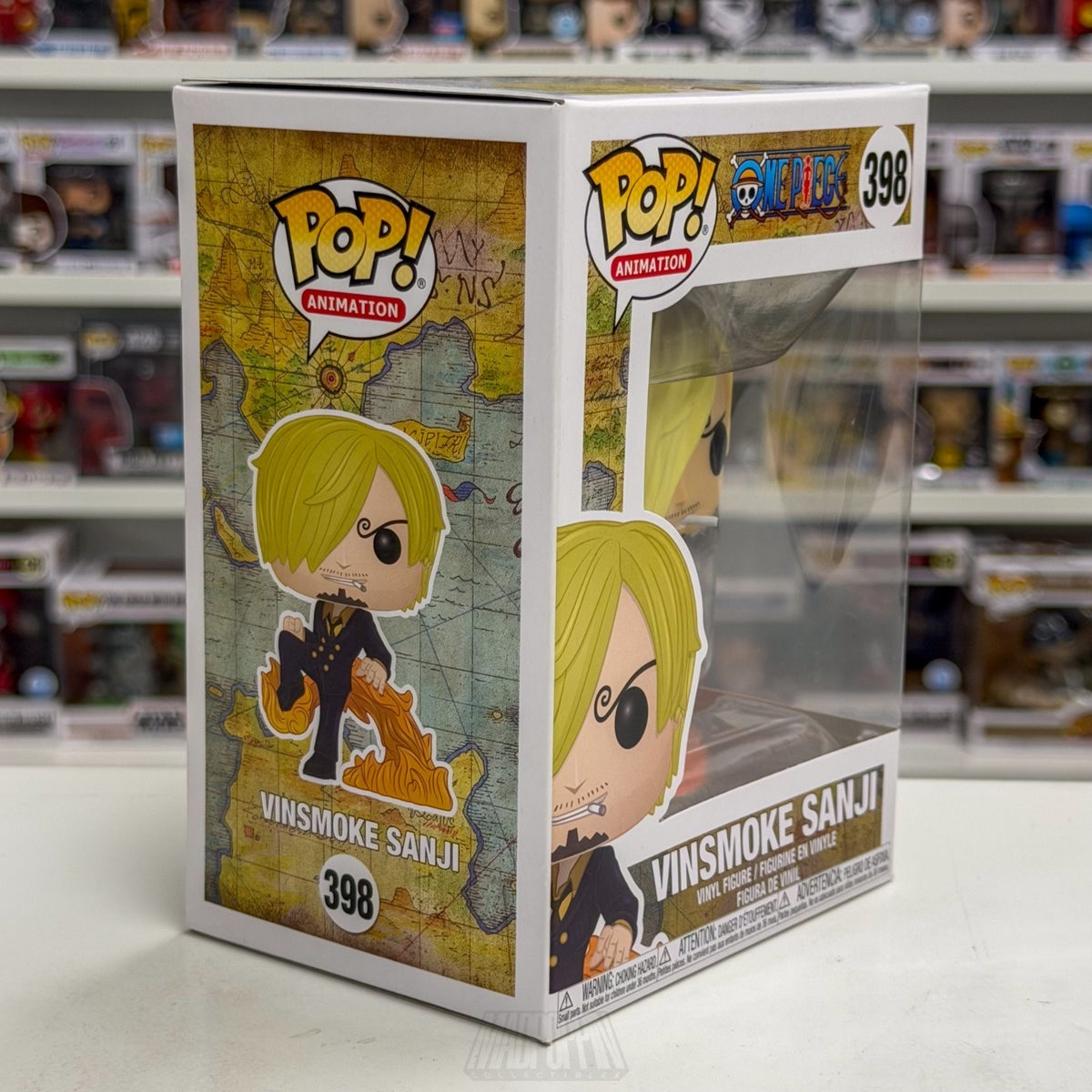 Funko Pop Anime One Piece Vinsmoke Sanji 398 Japan Manga Pirate Toy Vinyl Figure