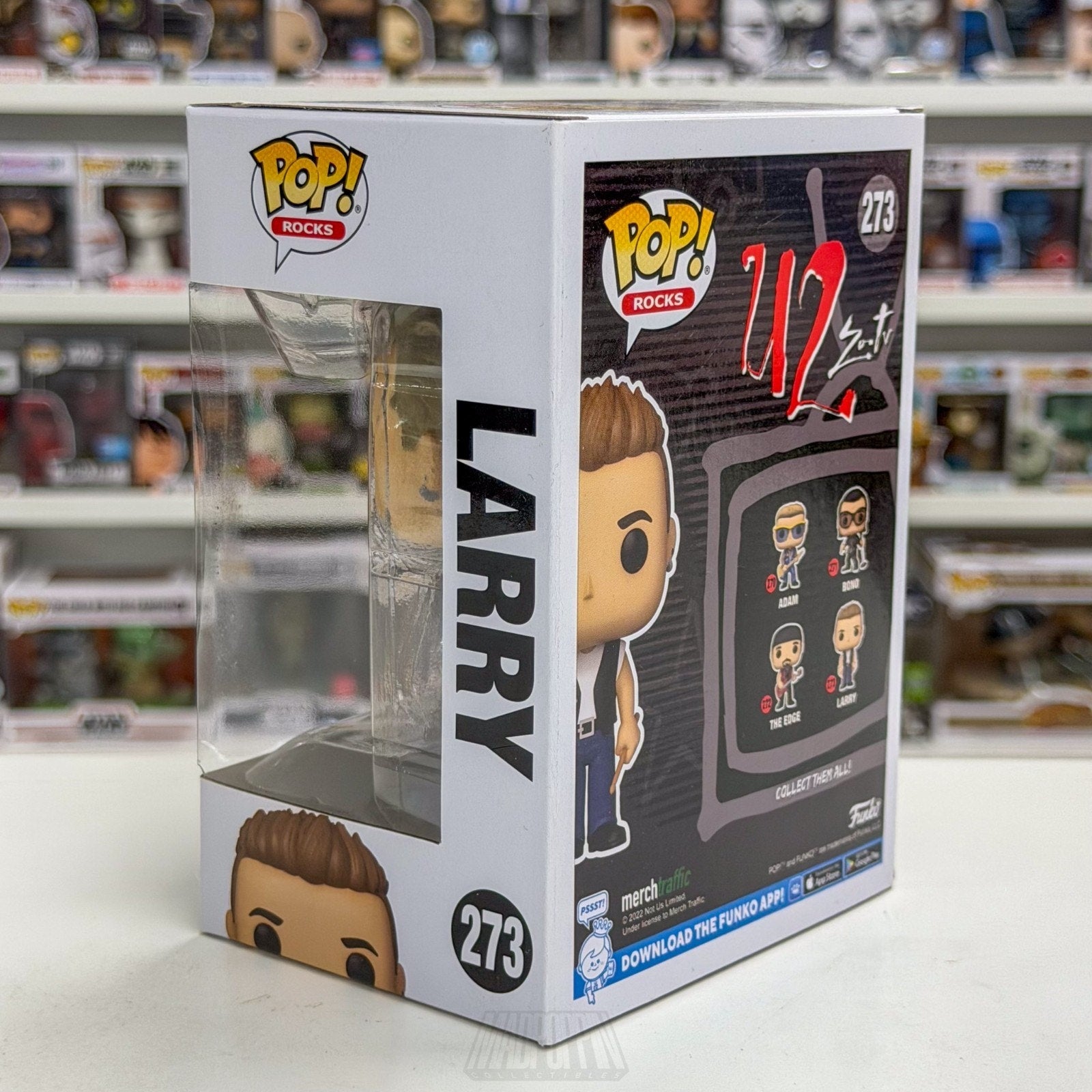 Funko Pop Rocks U2 Zoo TV Larry Mullen 273 Alternative Irish Band Vinyl Figure