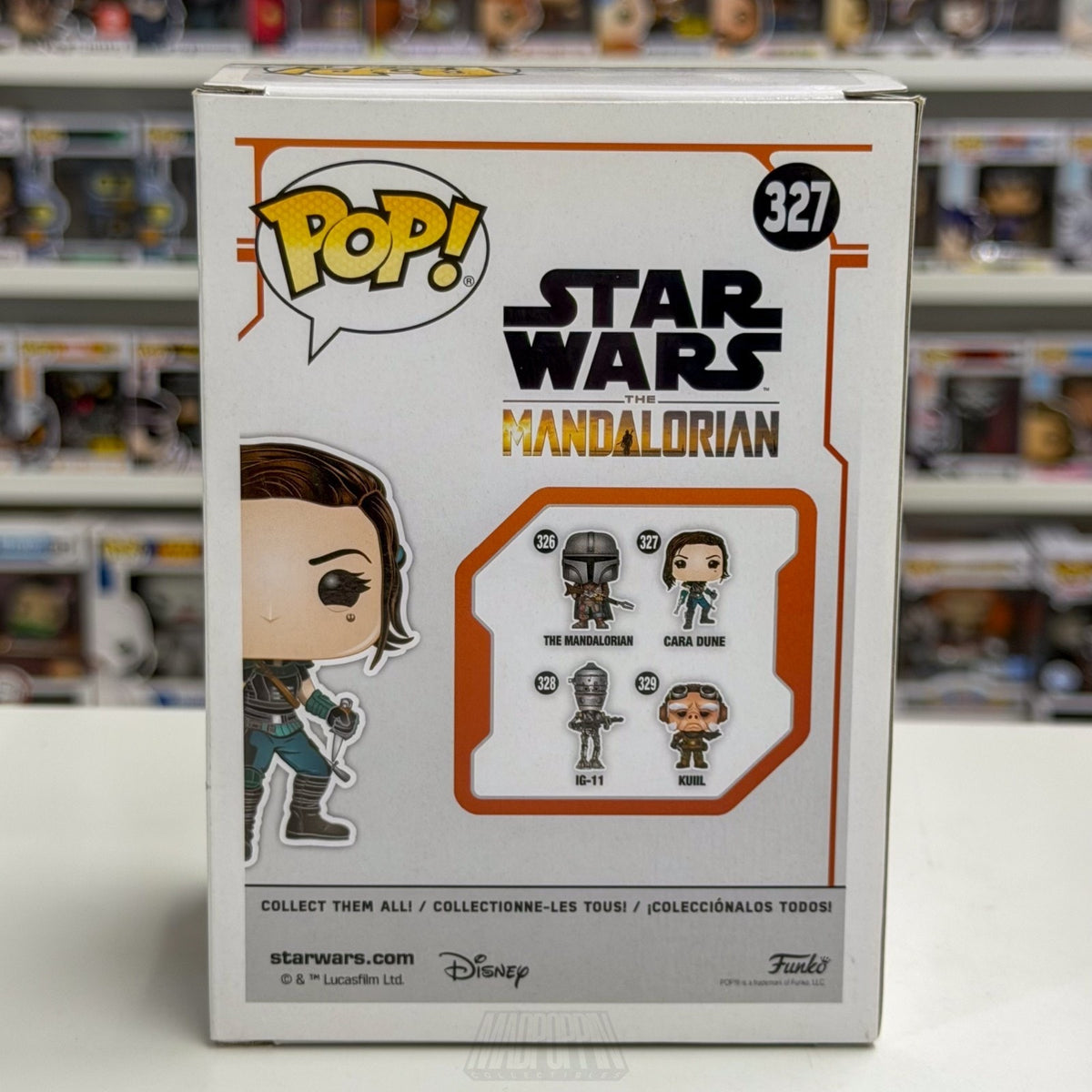Funko Pop Star Wars The Mandalorian Cara Dune 327 Rebel Mercenary Vinyl Figure