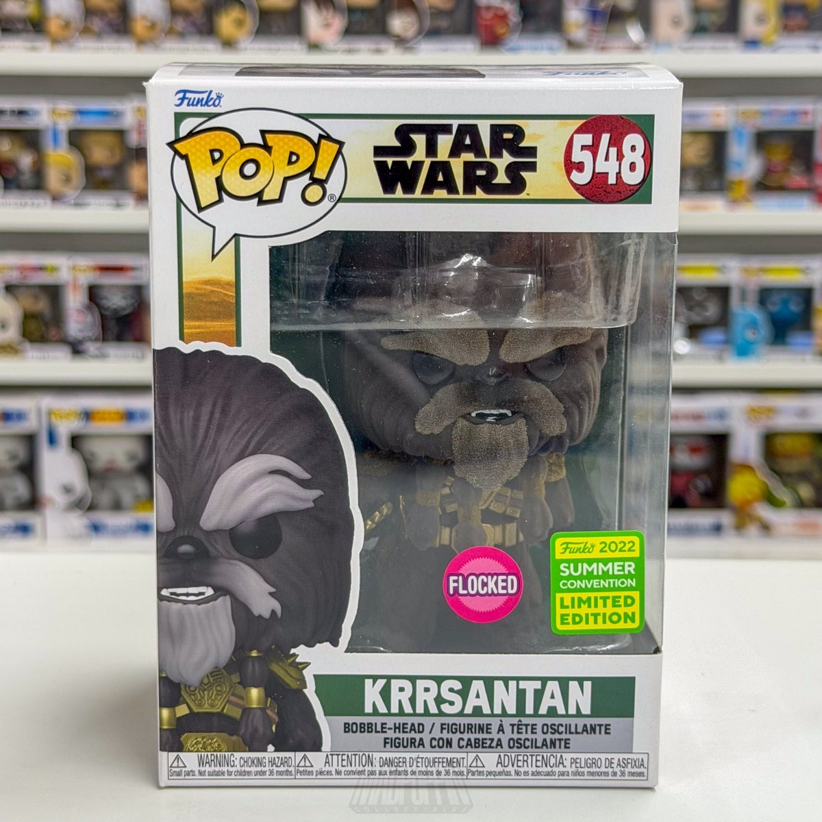 Funko Pop Star Wars Book of Boba Fett Krrsantan Flocked SDCC 548 Vinyl Figure