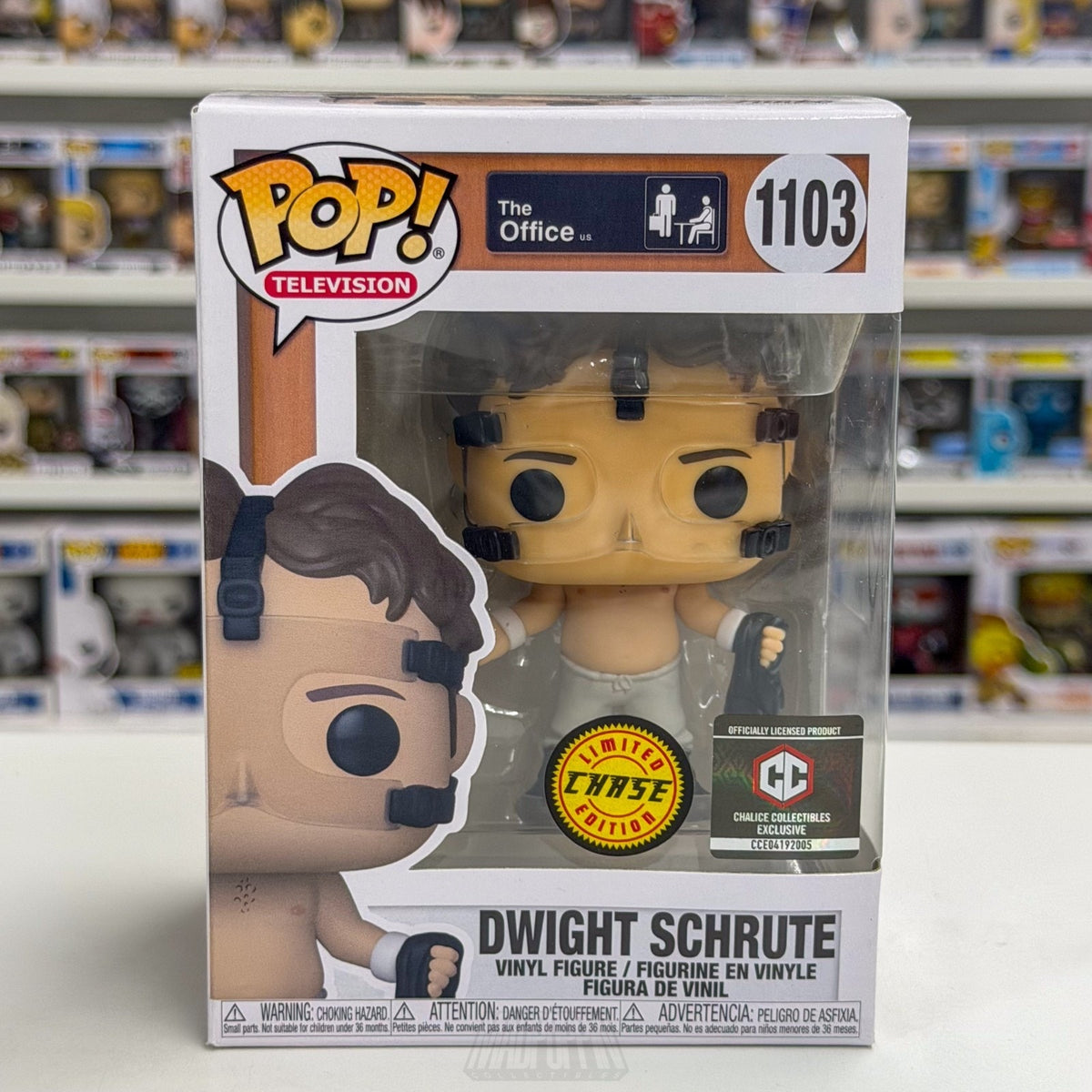 Funko Pop TV The Office Dwight Schrute Chalice Collectibles Chase 1103 Figure