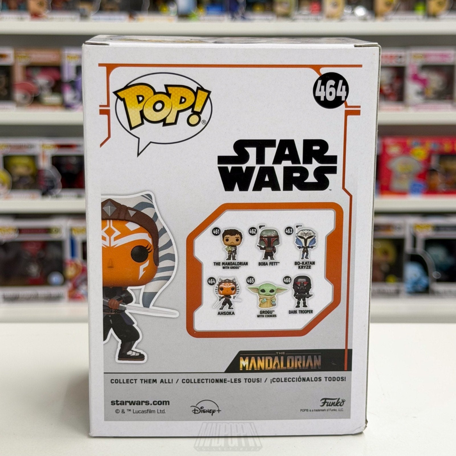 Funko Pop Star Wars The Mandalorian Ahsoka Tano w/Sabers 464 Jedi Vinyl Figure