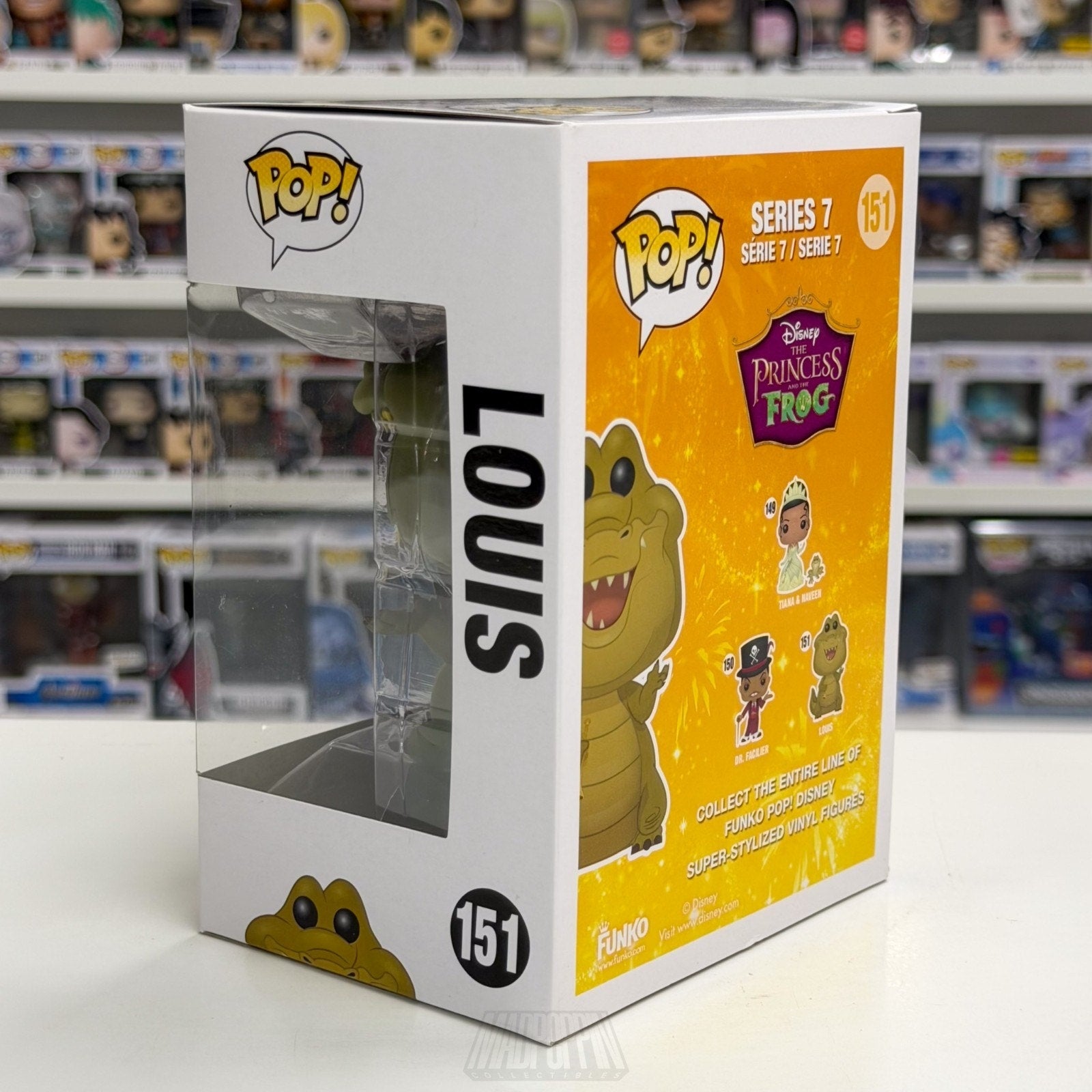 Funko Pop Disney The Princess & the Frog Louis 151 Alligator Tiana Vinyl Figure