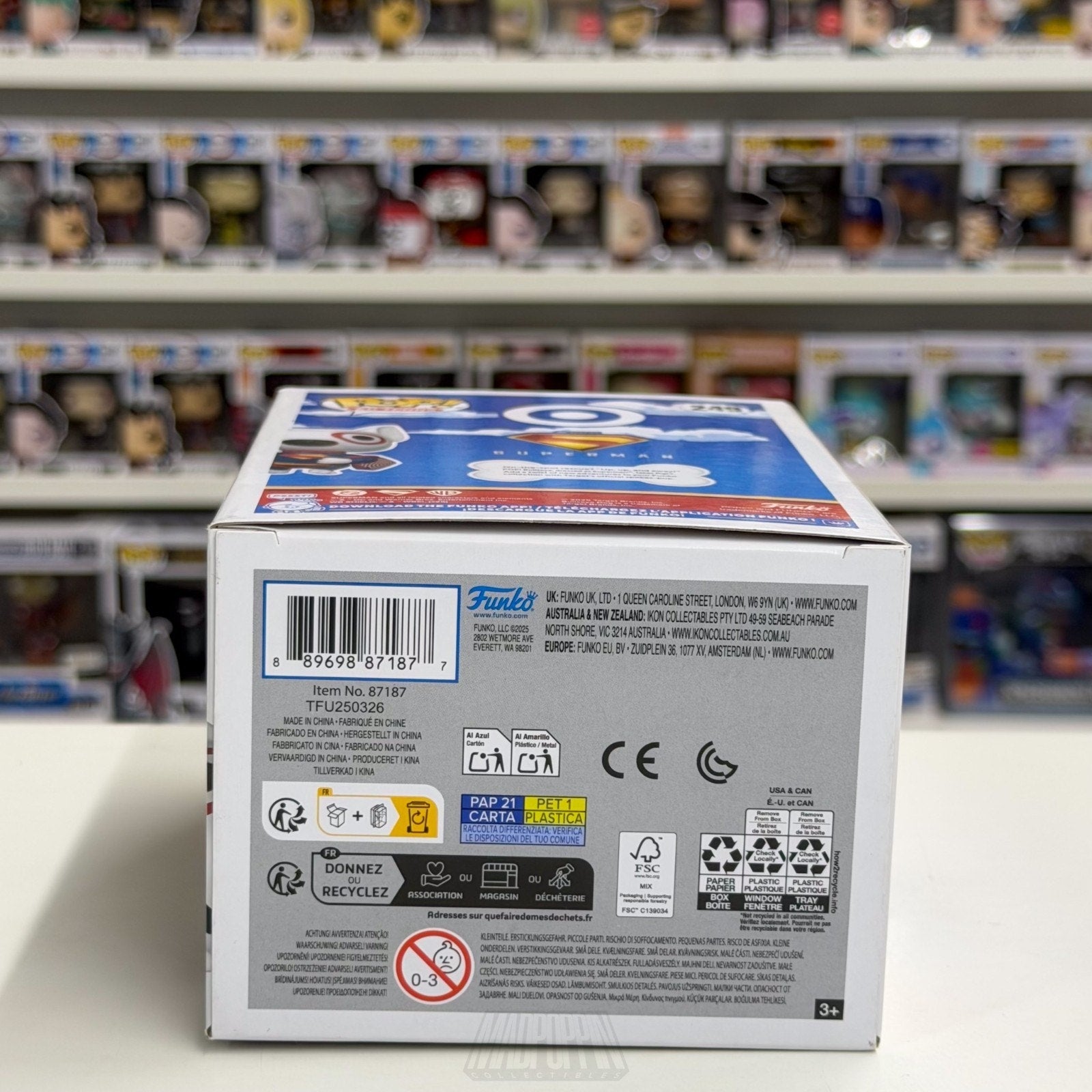 Funko Pop Ad Icons Bullseye as Superman Target Dog Exclusive 249 Vinyl Figure