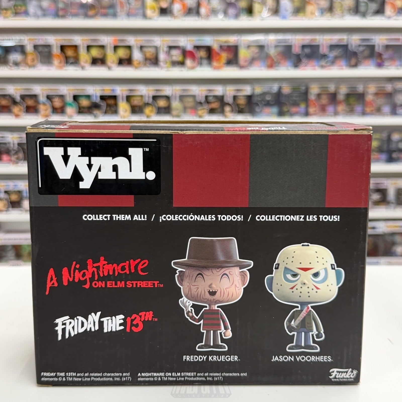 Funko Vynl Elm Street Freddy Krueger Friday The 13th Jason Voorhees Vinyl Figure