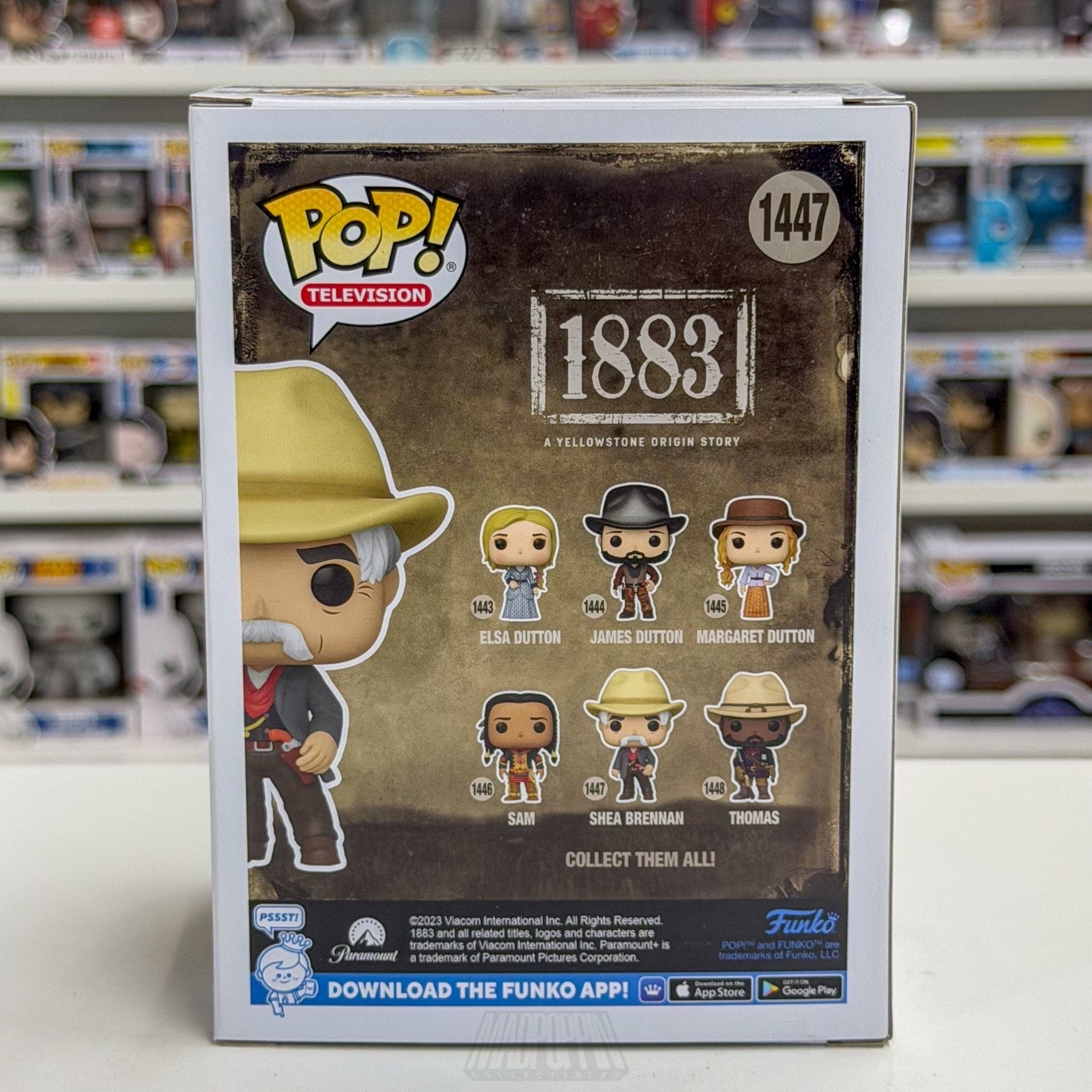 Funko Pop TV 1883 Yellowstone Origin Story Shea Brennan 1447 Western Toy Figure