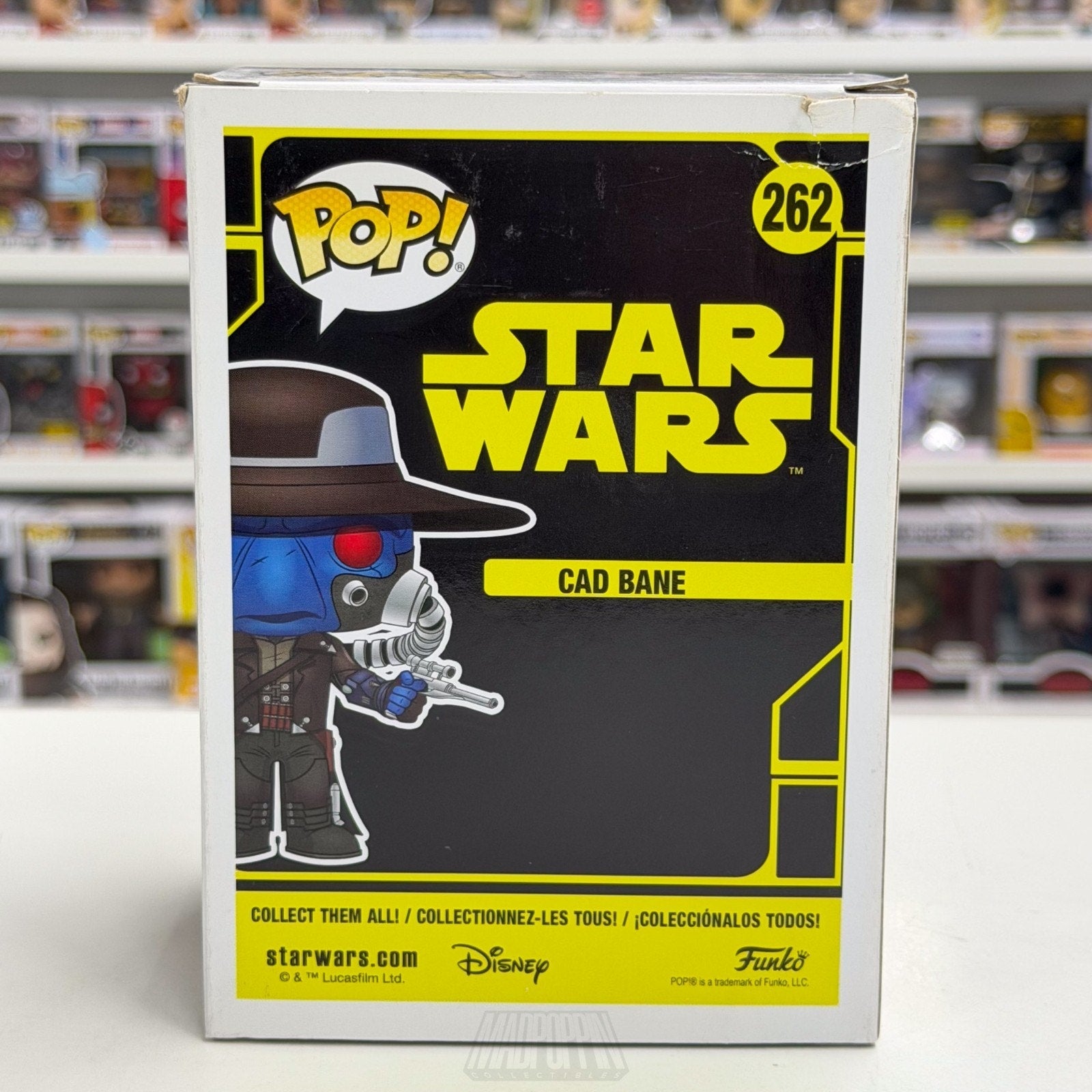 Funko Pop Star Wars Cad Bane SDCC Summer Con 262 Bounty Hunter Toy Vinyl Figure