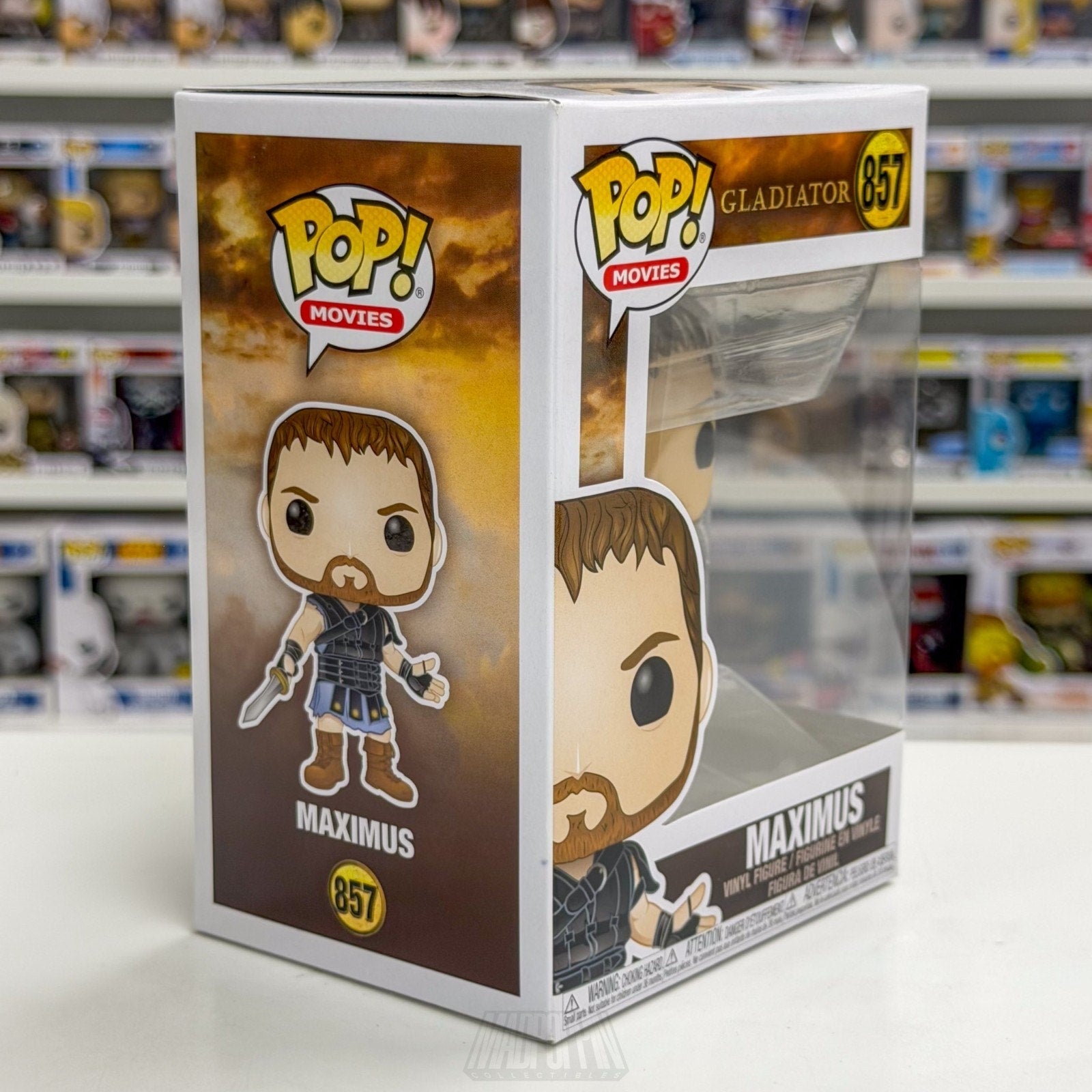 Funko Pop Movies Gladiator Maximus w/Sword 857 Vinyl Figure