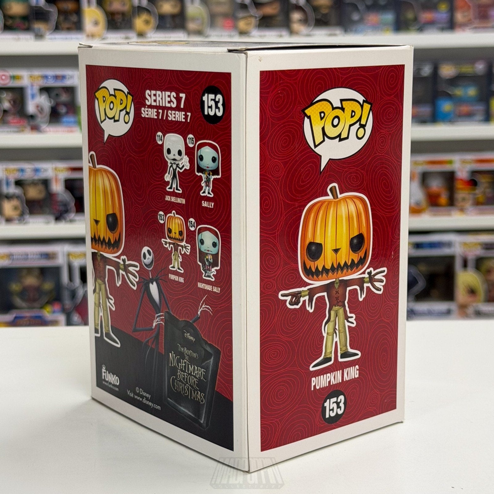 Funko Pop Disney Nightmare Before Christmas Pumpkin King 153 Jack Vinyl Figure