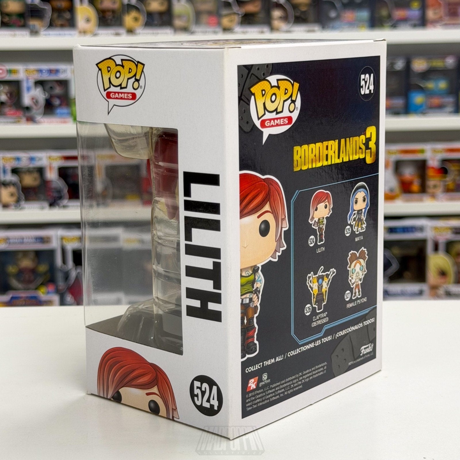 Funko Pop Games Borderlands 3 Lilith 524 Siren Dionysus Sci-Fi FPS Vinyl Figure