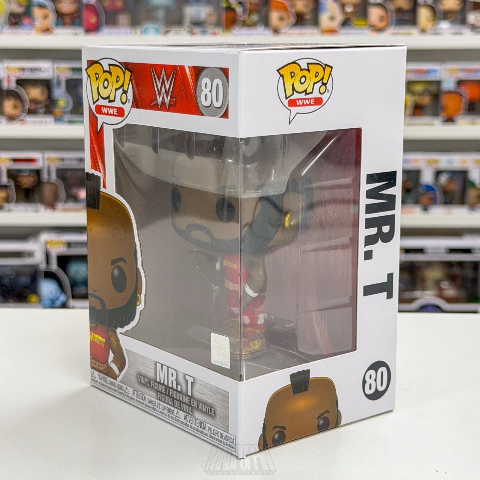Funko Pop WWE Mr. T 80 WWF Wrestling Hulkamania Vaulted Rare Toy Vinyl Figure