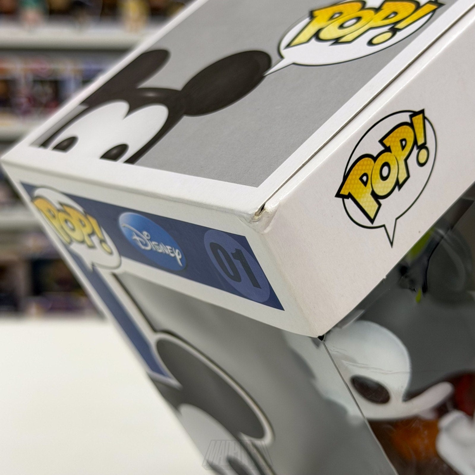 Funko Pop Disney Mickey Mouse Blue Logo Original 01 Mascot Walt Toy Vinyl Figure