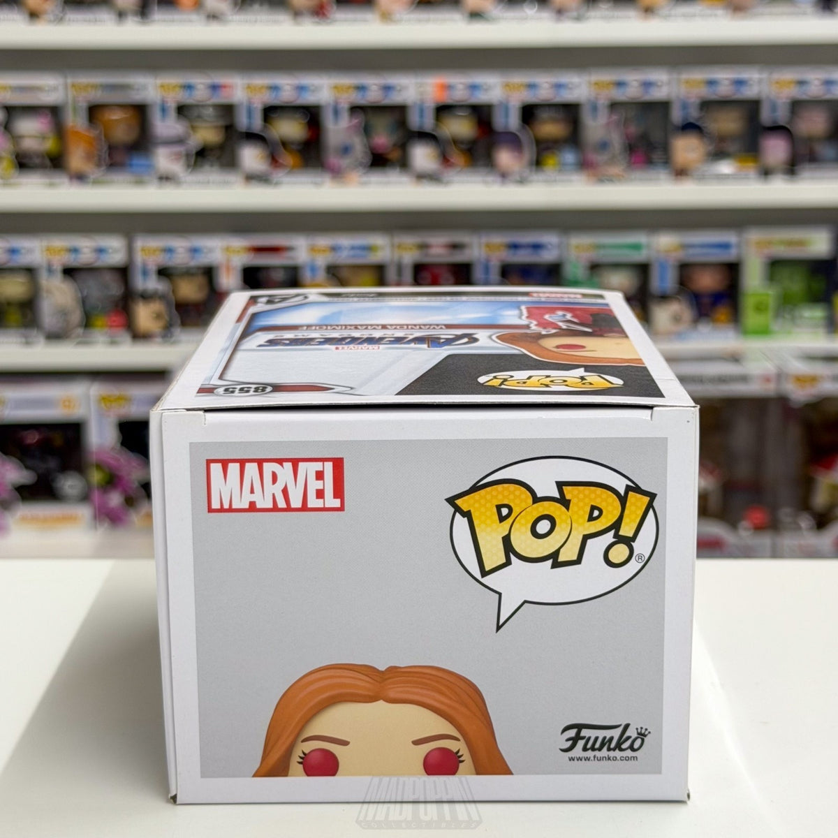 Funko Pop Marvel Avengers Endgame Wanda Maximoff Glow 855 Scarlet Witch Figure